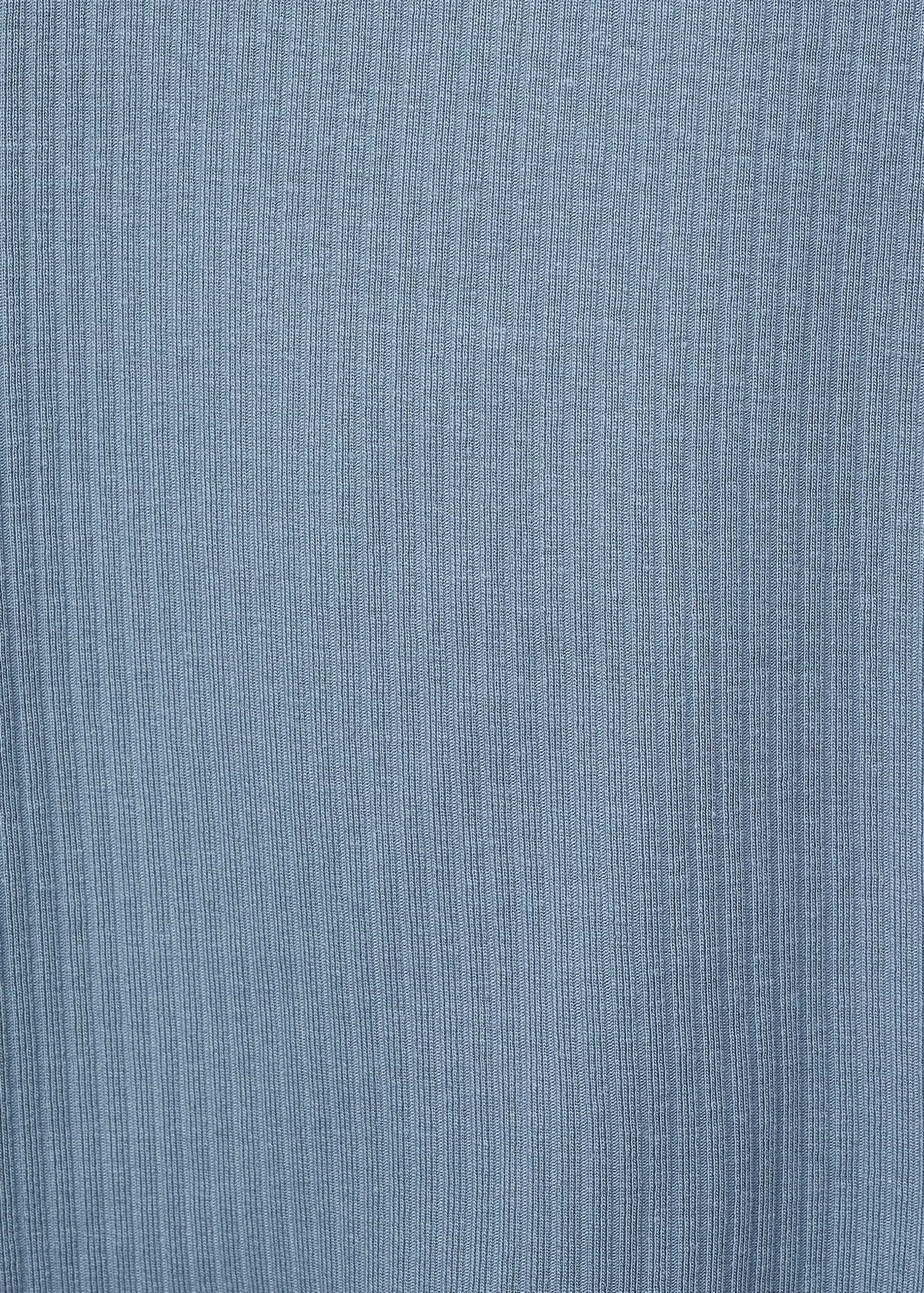 Ribbed cotton T-shirt - Details of the article 0