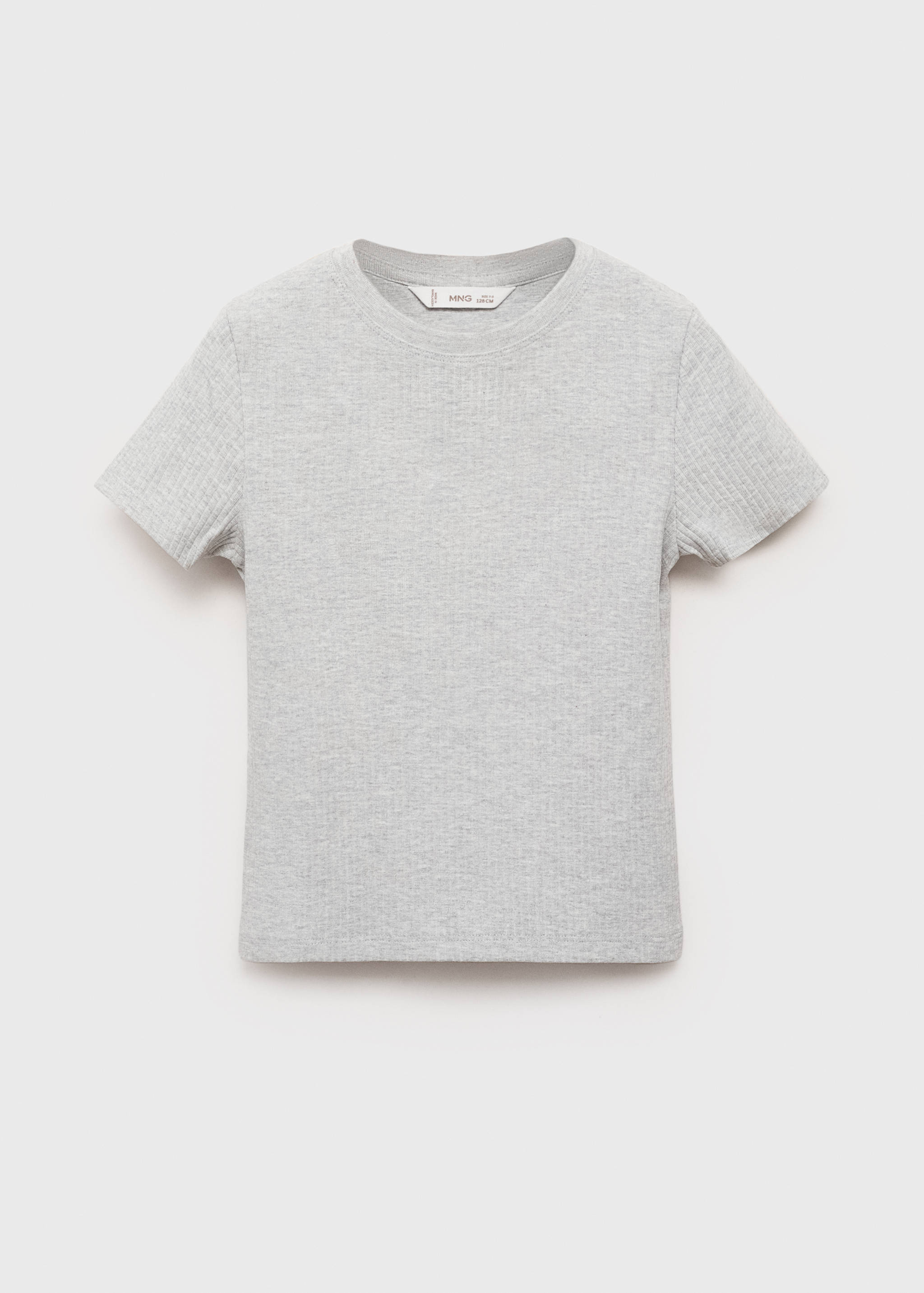 T-shirt coton côtelé - Article sans modèle