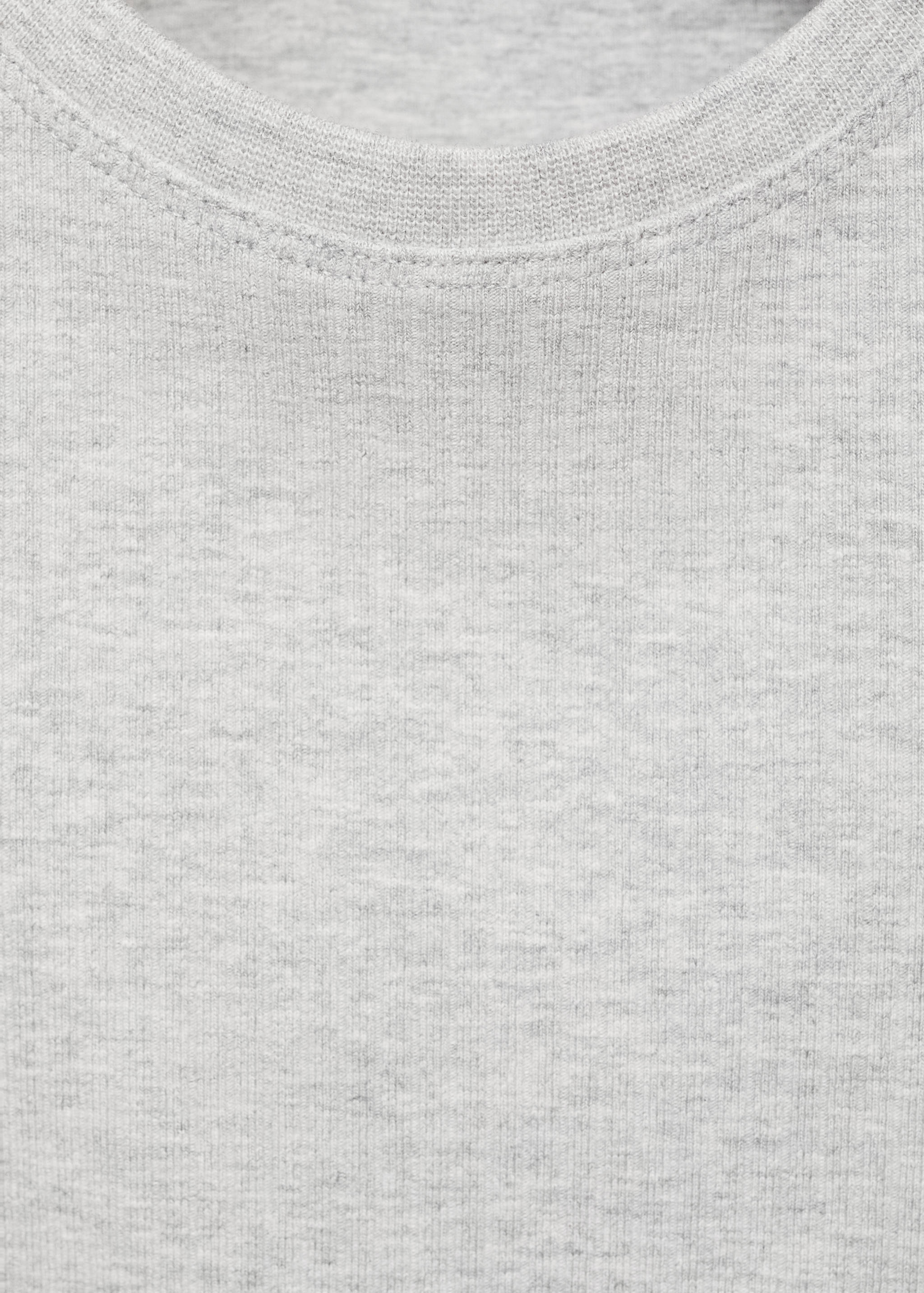 T-shirt coton côtelé - Détail de l'article 8