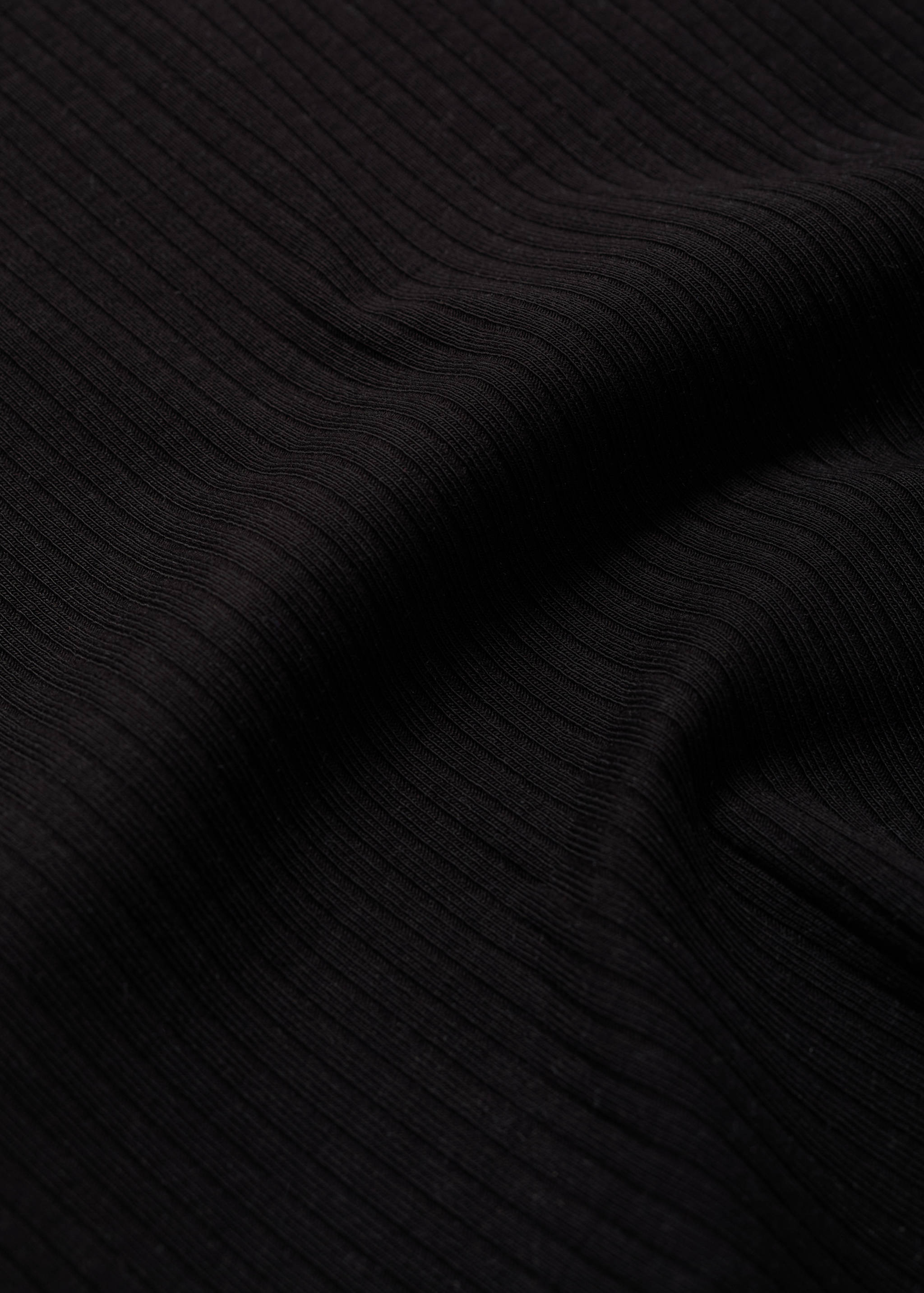 Ribbed cotton T-shirt - Details of the article 0