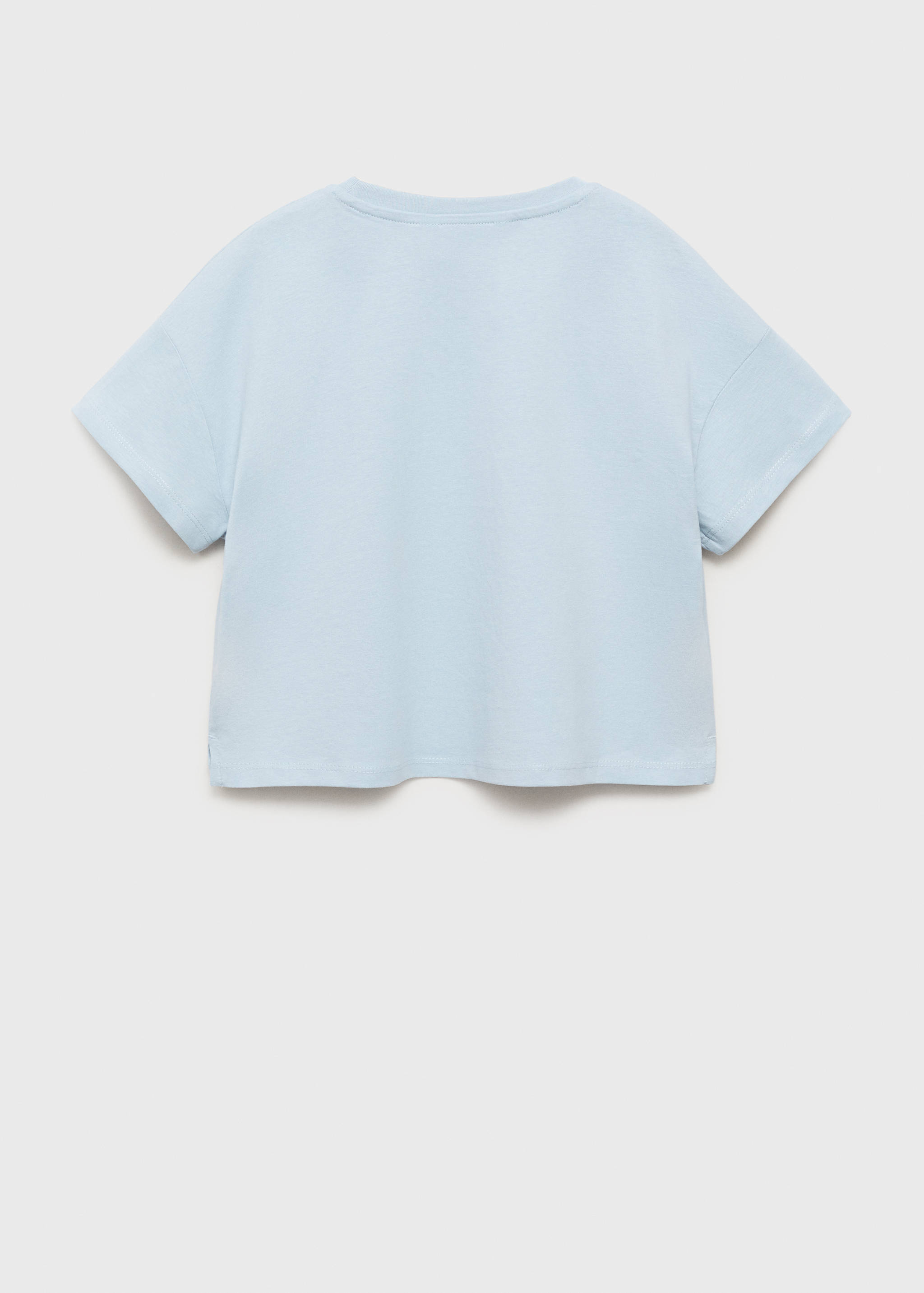 Embroidered cotton T-shirt - Reverse of the article