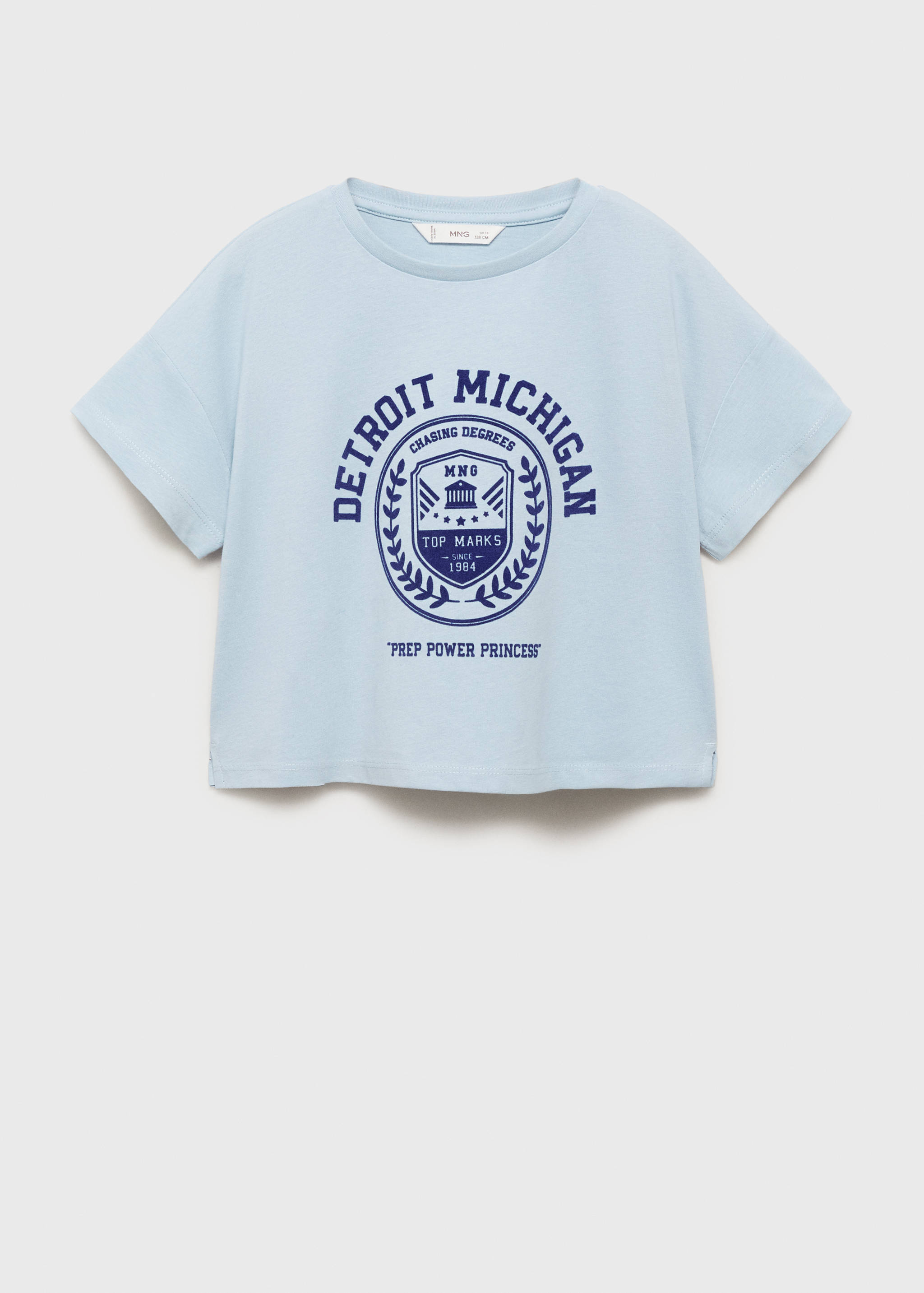 Embroidered cotton T-shirt - Article without model
