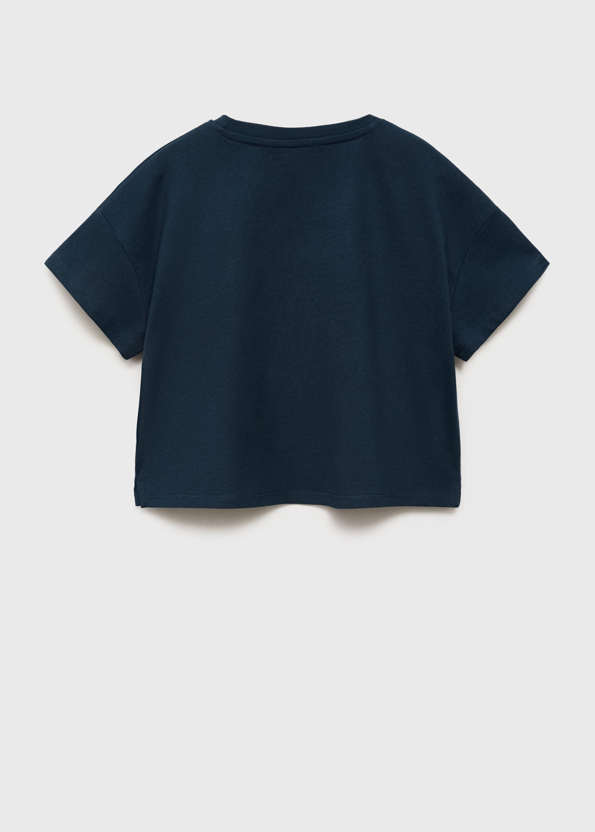 Embroidered cotton T-shirt - Reverse of the article