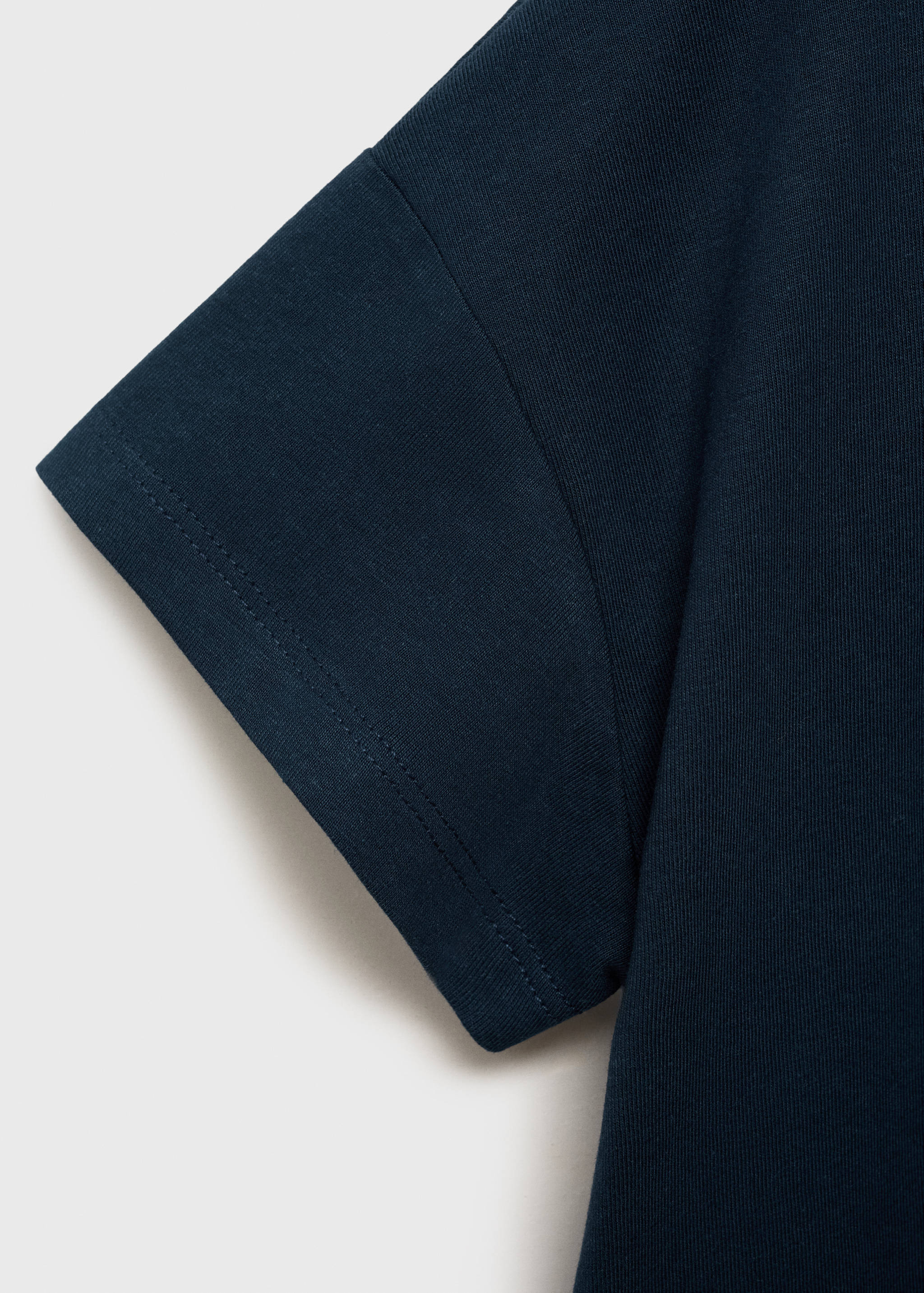 Embroidered cotton T-shirt - Details of the article 0