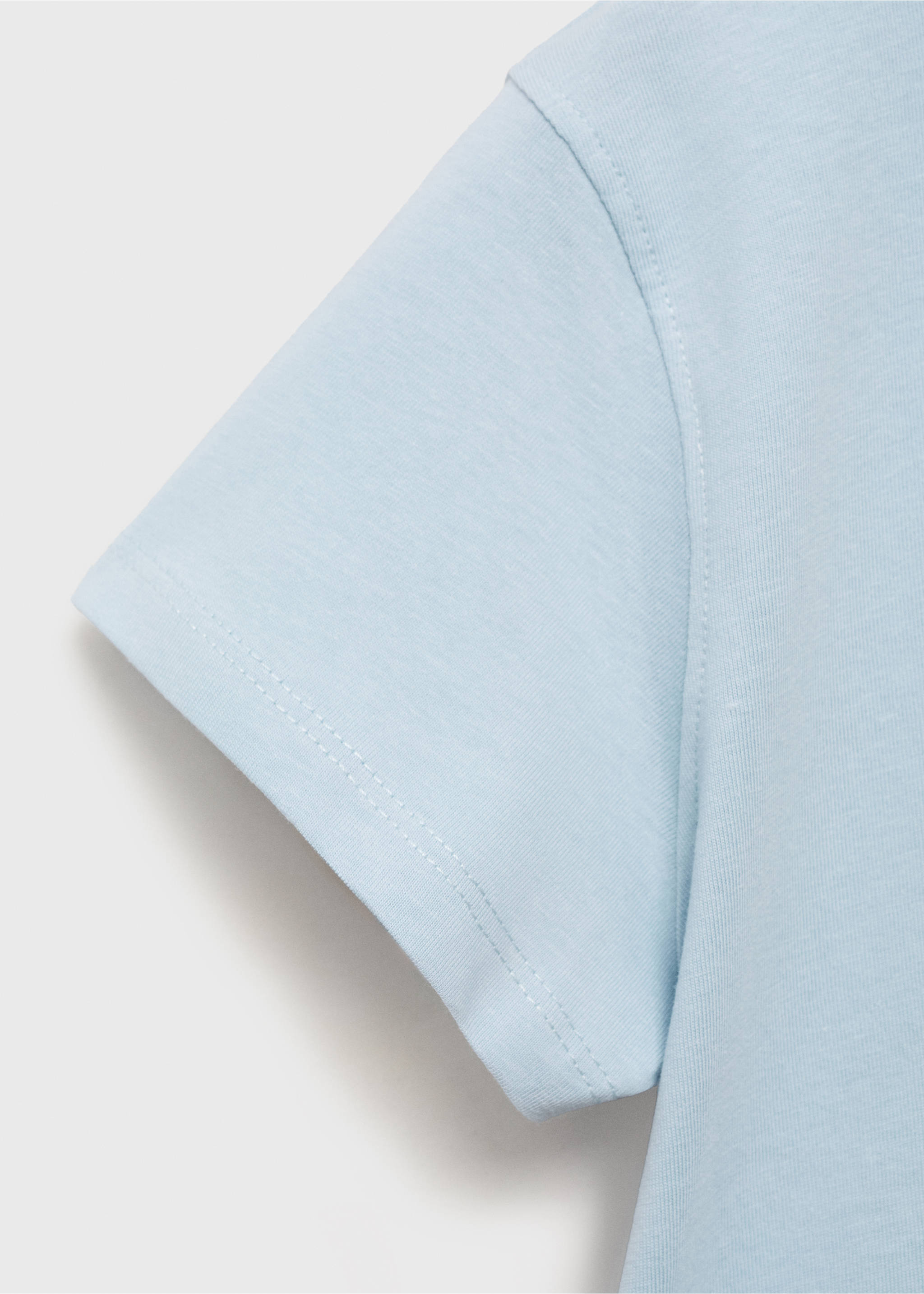 T-shirt imprimé manches courtes - Détail de l'article 0, Bleu ciel. Ref: 17003293-00.