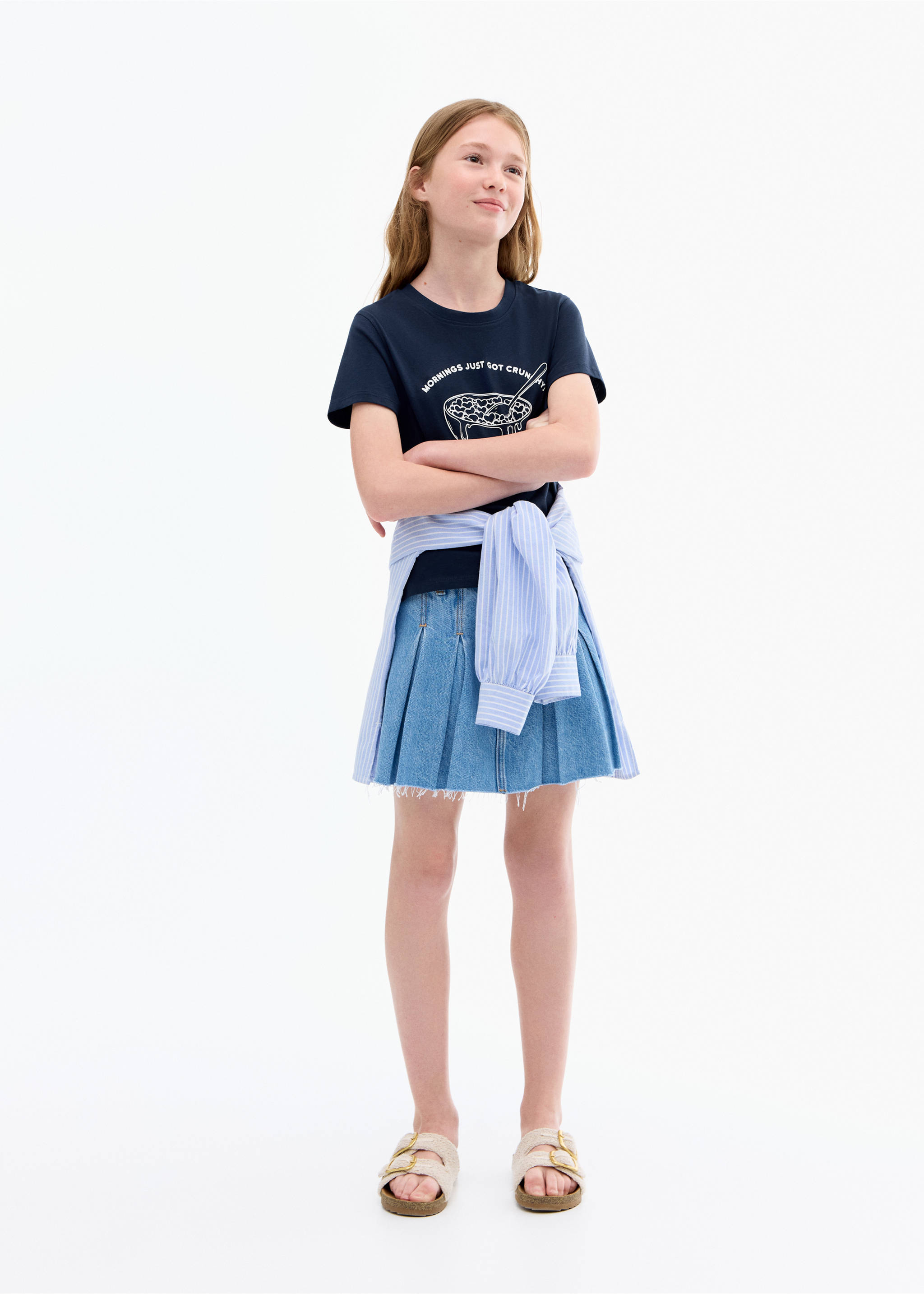 Short-sleeved printed t-shirt - General plane, Navy. Ref: 17003293-00.