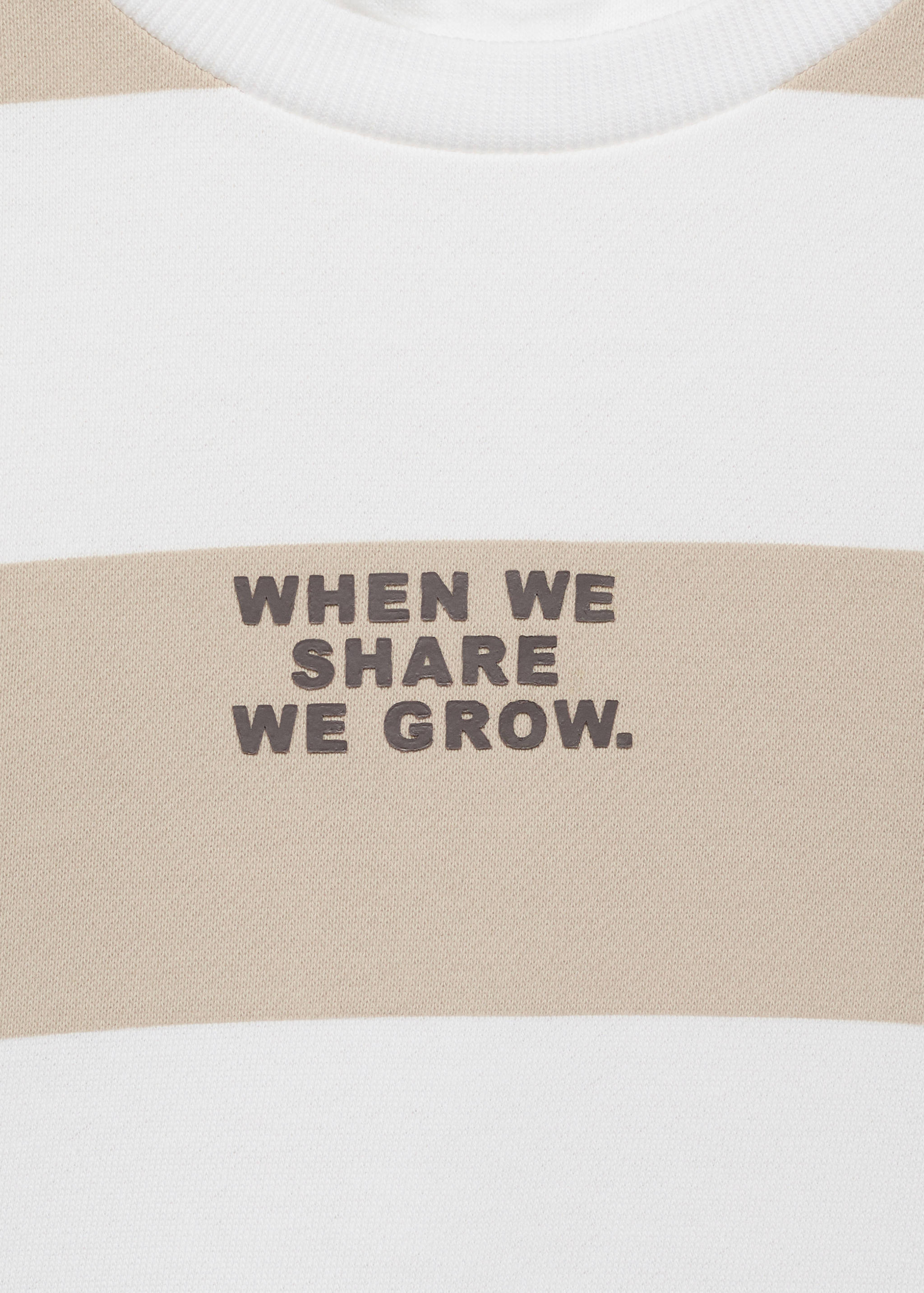 Striped cotton-blend sweatshirt - Details of the article 8