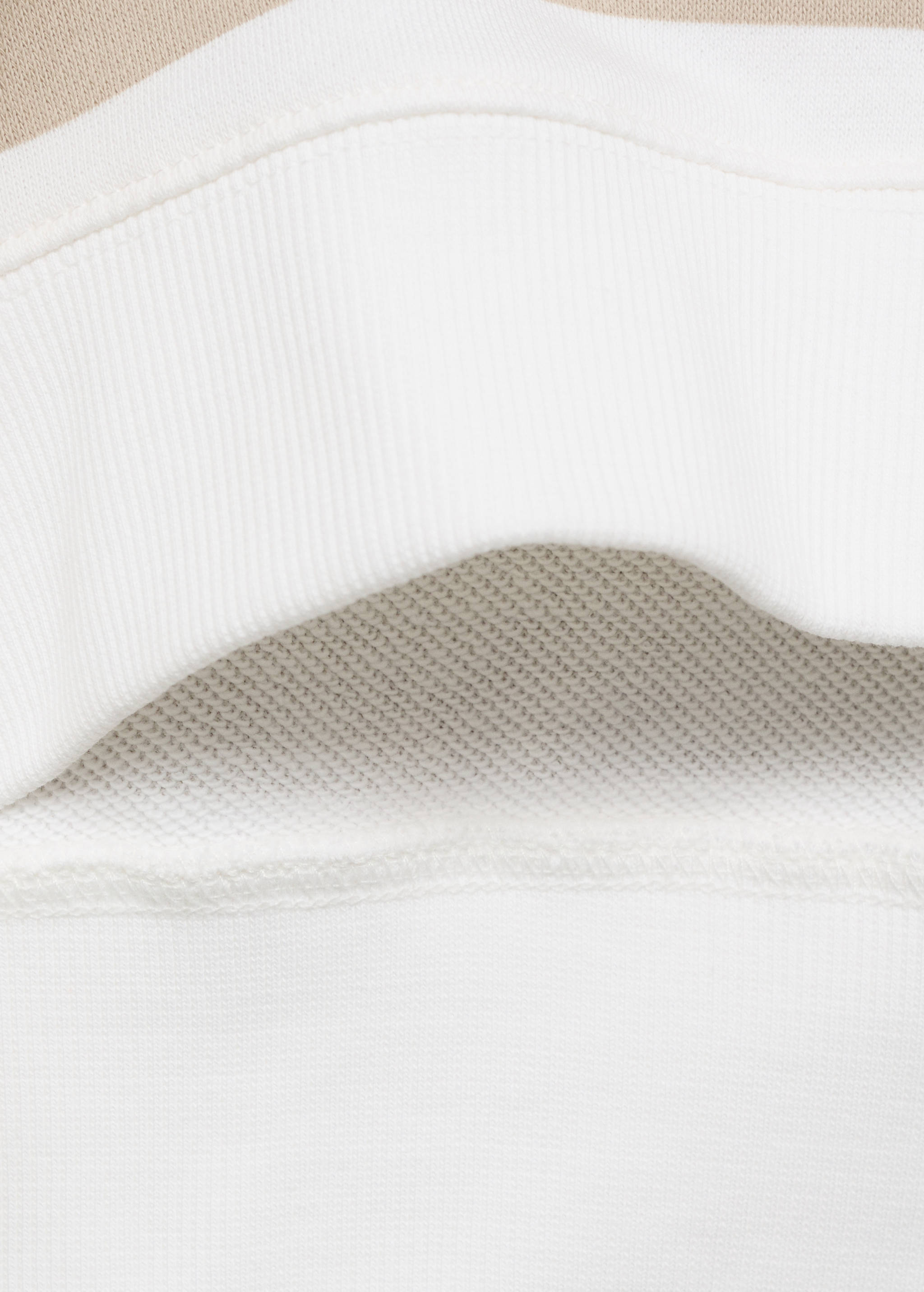 Striped cotton-blend sweatshirt - Details of the article 0