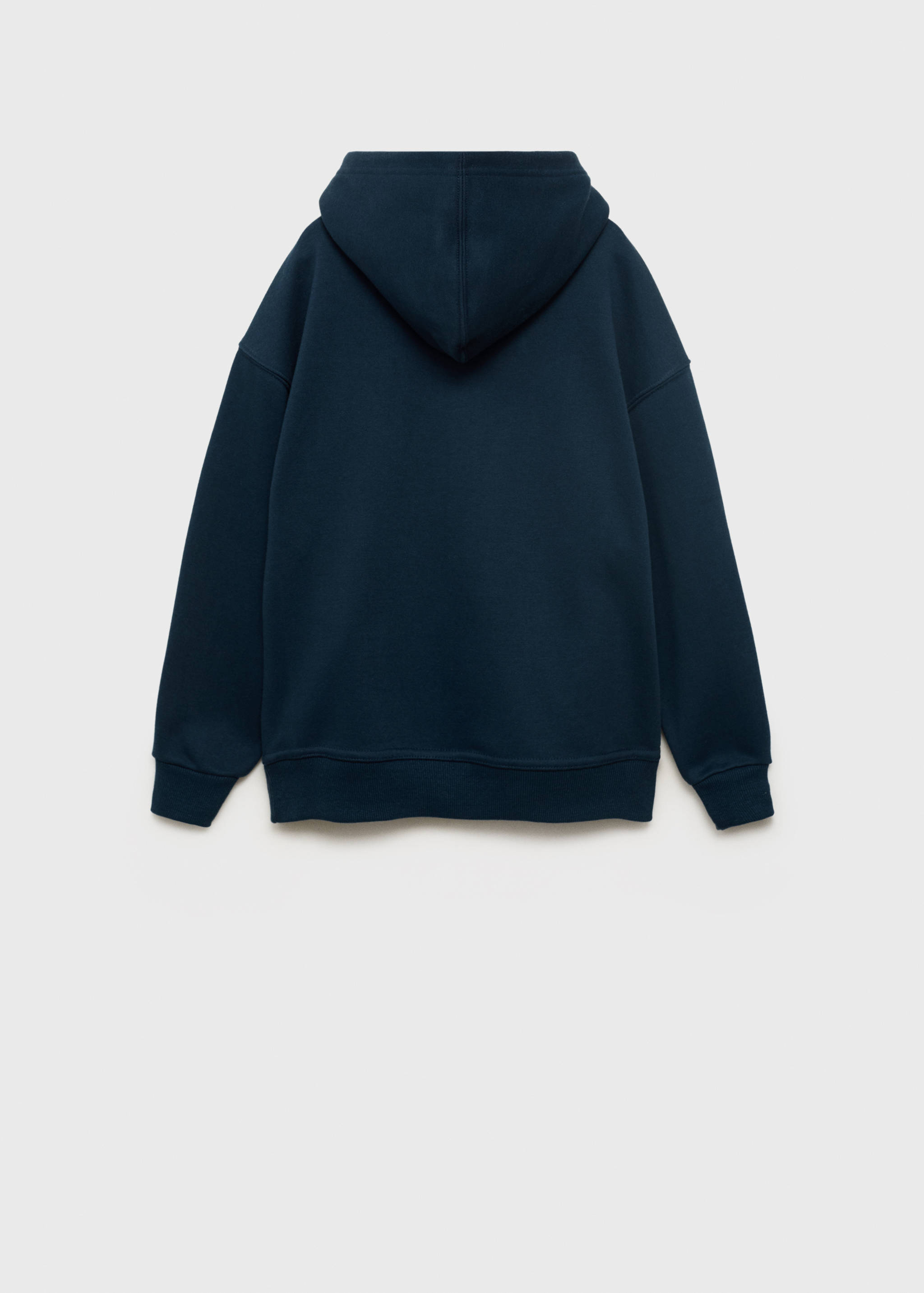 Sudadera estampada capucha - Reverso del artículo
