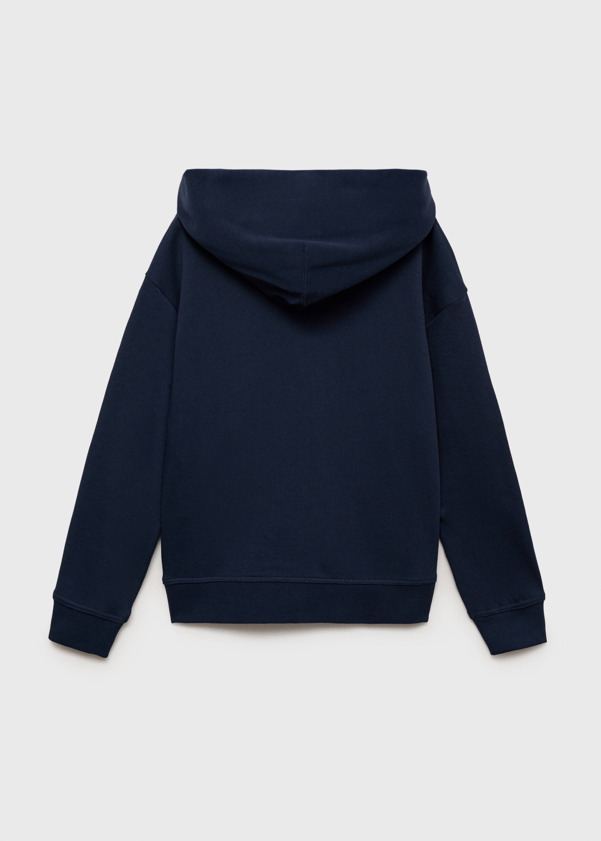 Sudadera capucha cremallera - Reverso del artículo