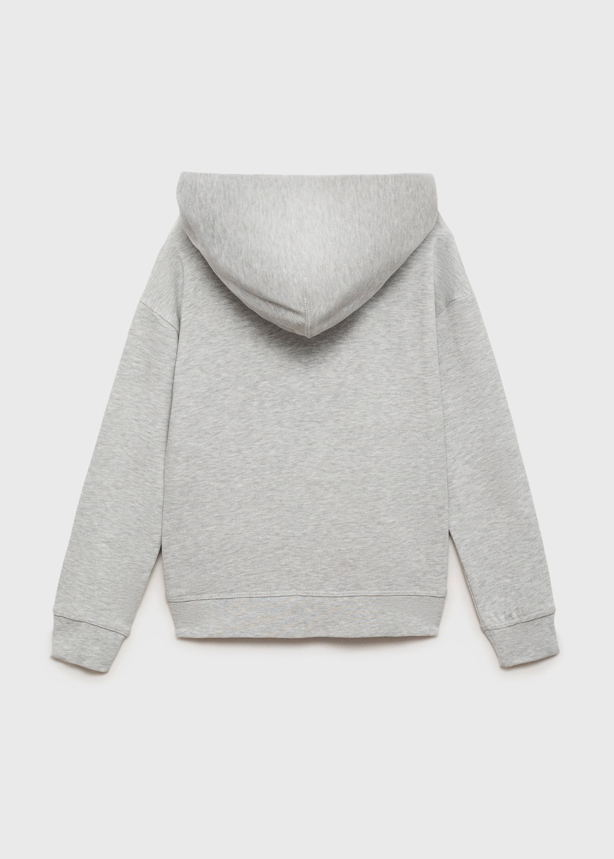 Sudadera capucha cremallera - Reverso del artículo