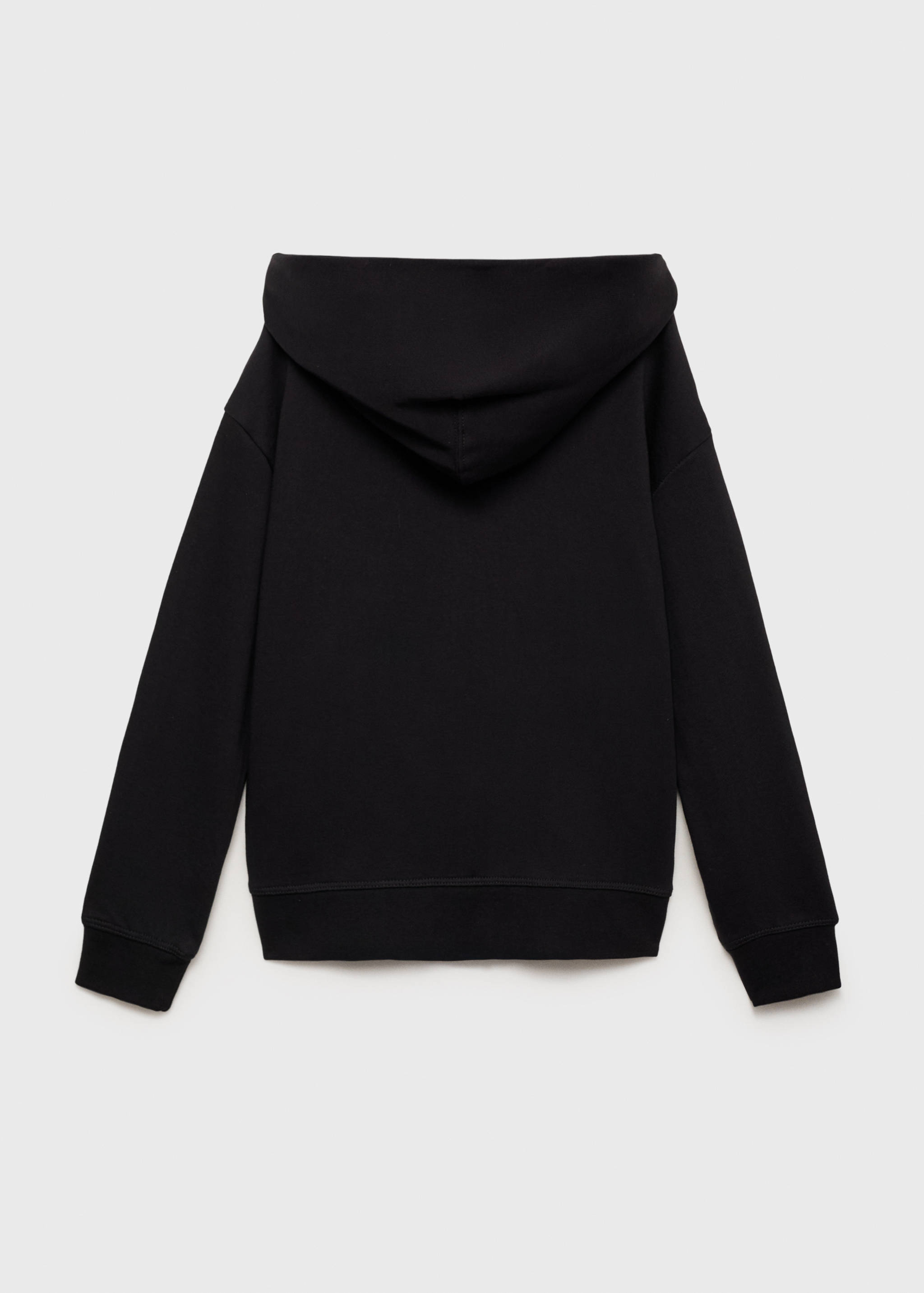 Sudadera capucha cremallera - Reverso del artículo