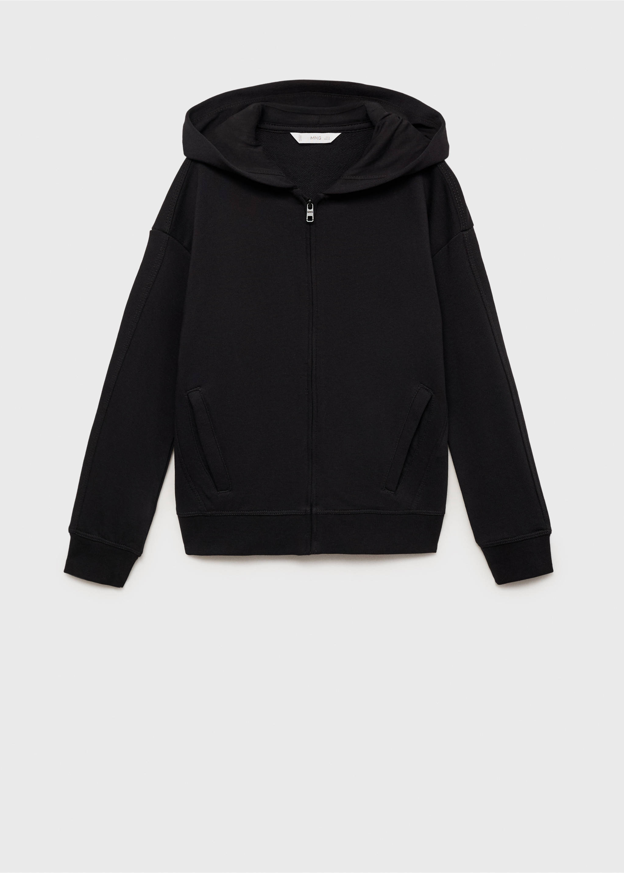 Sudadera capucha cremallera - Artículo sin modelo, Negro. Ref: 17003300-00.