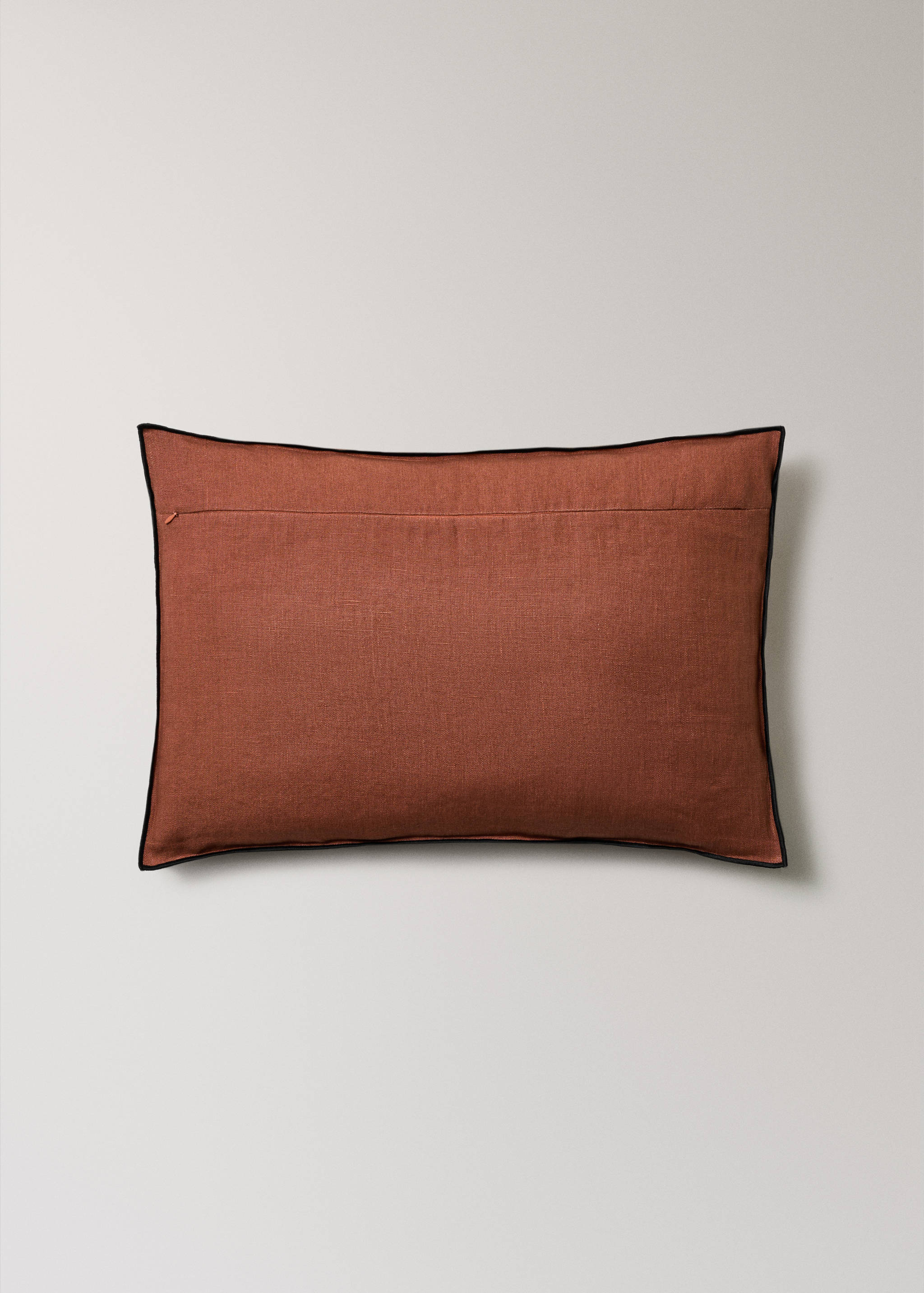 Two-tone linen cushion cover 40x60 cm - Details of the article 1