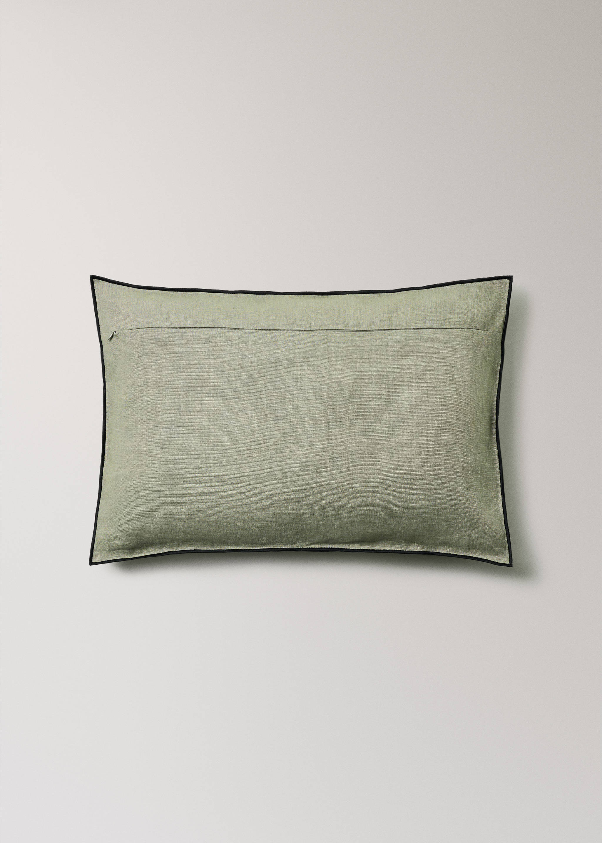 Two-tone linen cushion cover 40x60 cm - Details of the article 1