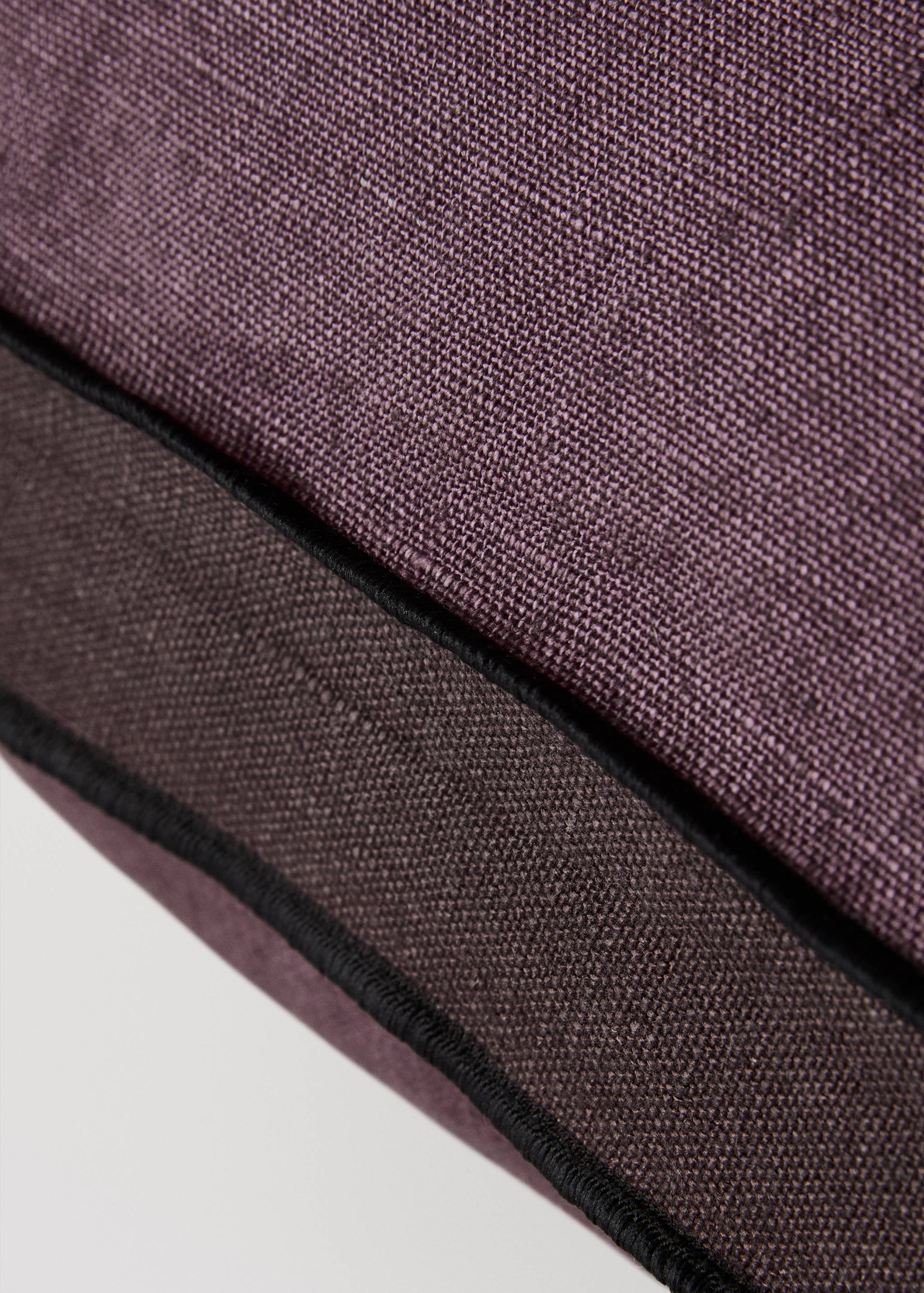 Two-tone linen cushion cover 40x60 cm - Details of the article 2