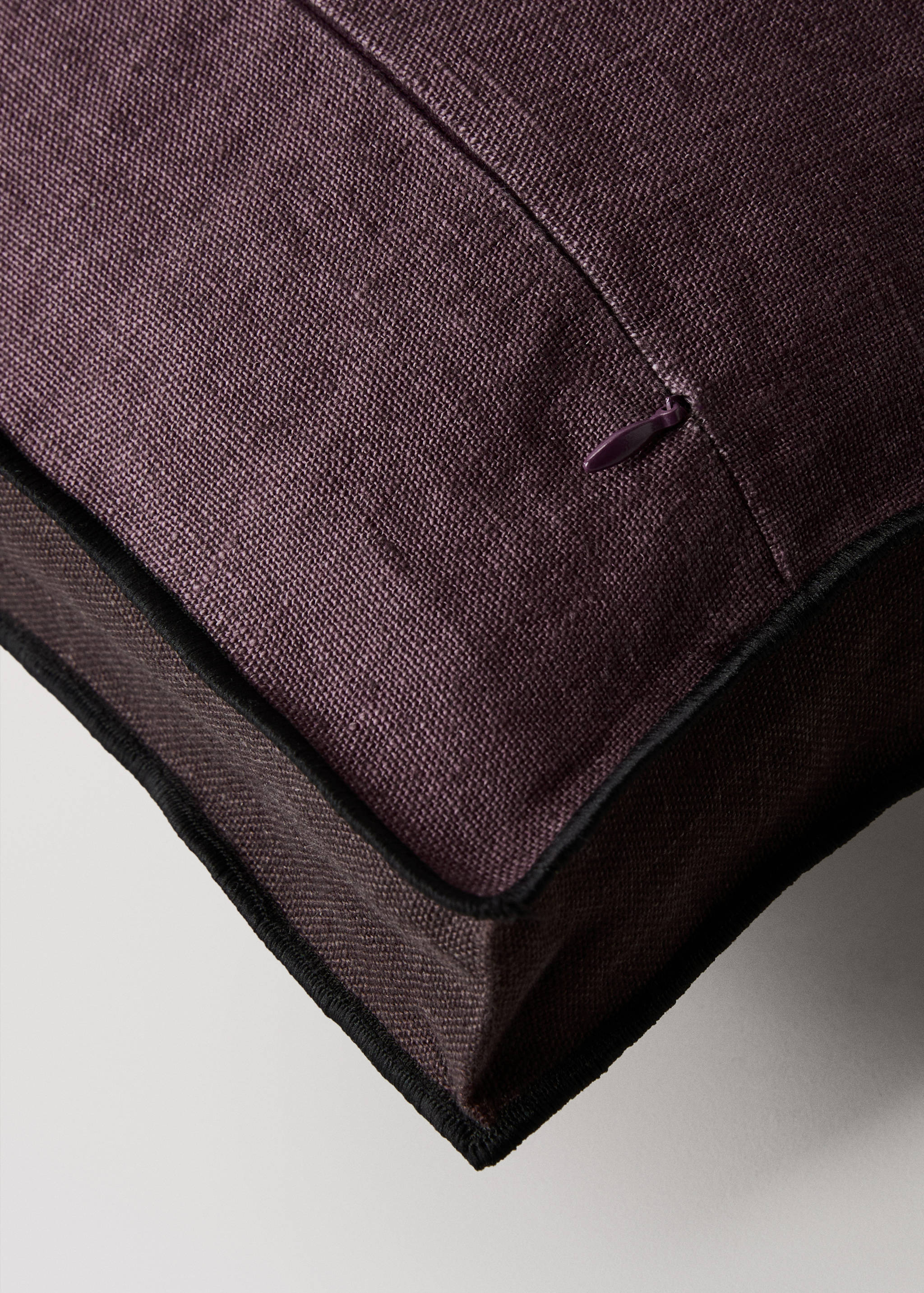 Two-tone linen cushion cover 40x60 cm - Details of the article 3