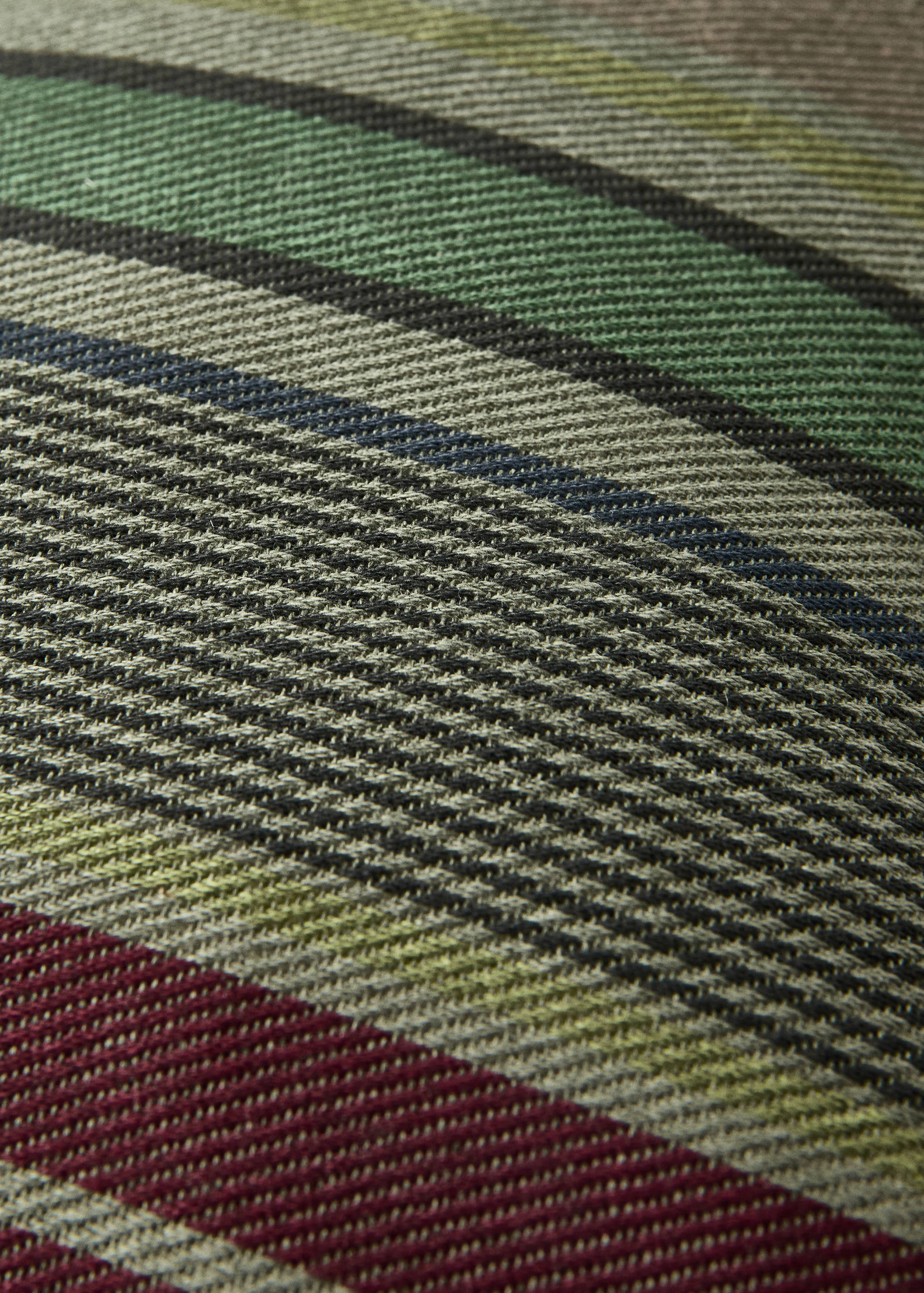 Baumwoll-Kissenhülle overdyed Streifen 45x45 cm - Detail des Artikels 4