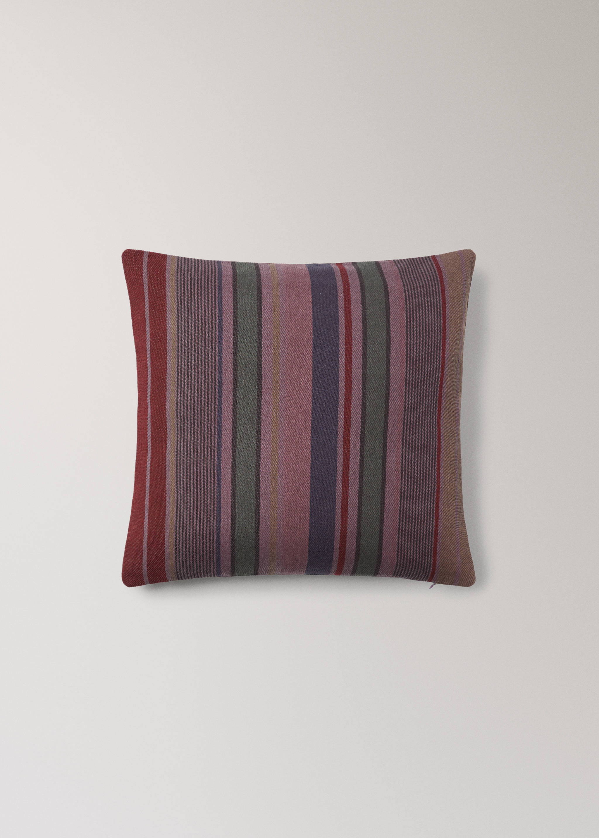 Baumwoll-Kissenhülle overdyed Streifen 45x45 cm - Artikel ohne Model