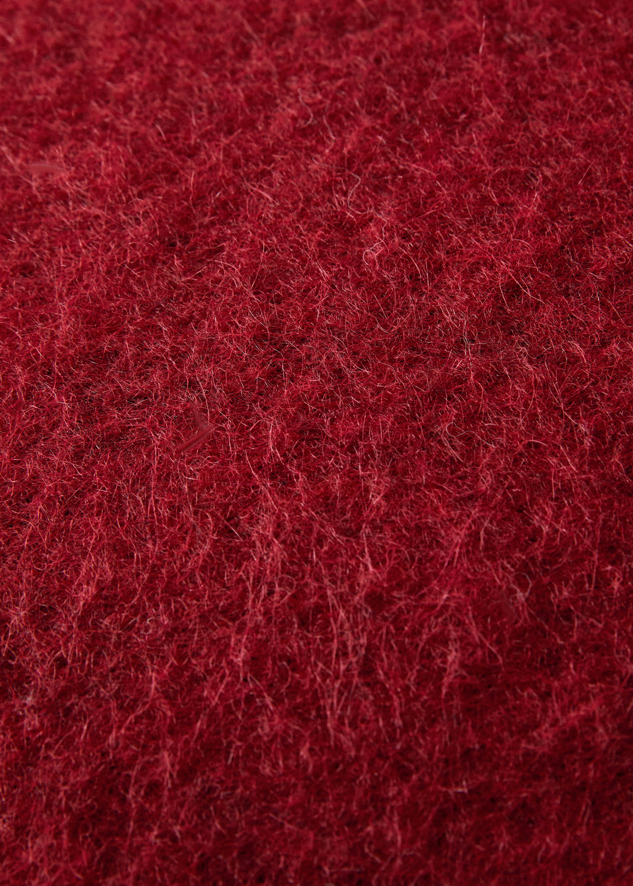 Carded-effect cushion cover 50x50 cm - Details of the article 4