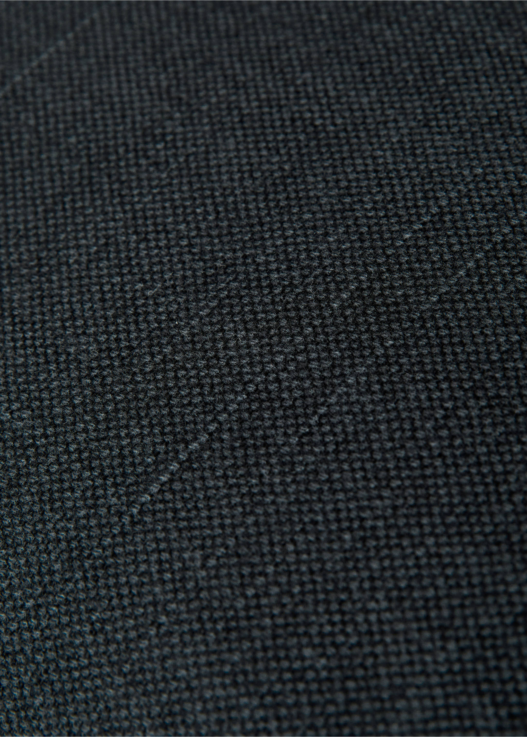 Linen cotton cushion cover with overlock tab 40x60 cm - Details of the article 4, Dark Grey. Ref: 17003347-00.