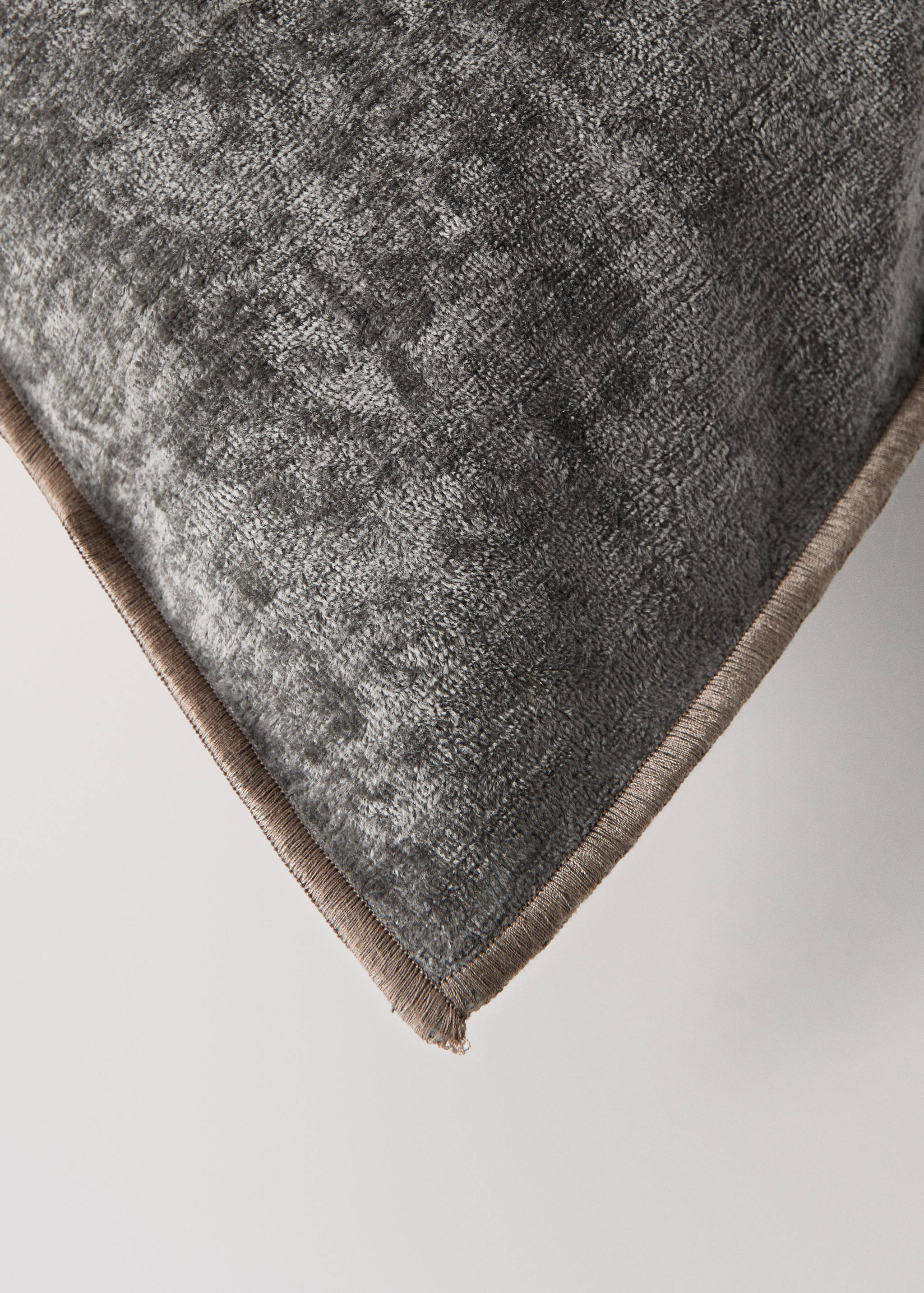 Kissenbezug aus Samt mit Leinen, 40 x 60 cm - Detail des Artikels 2