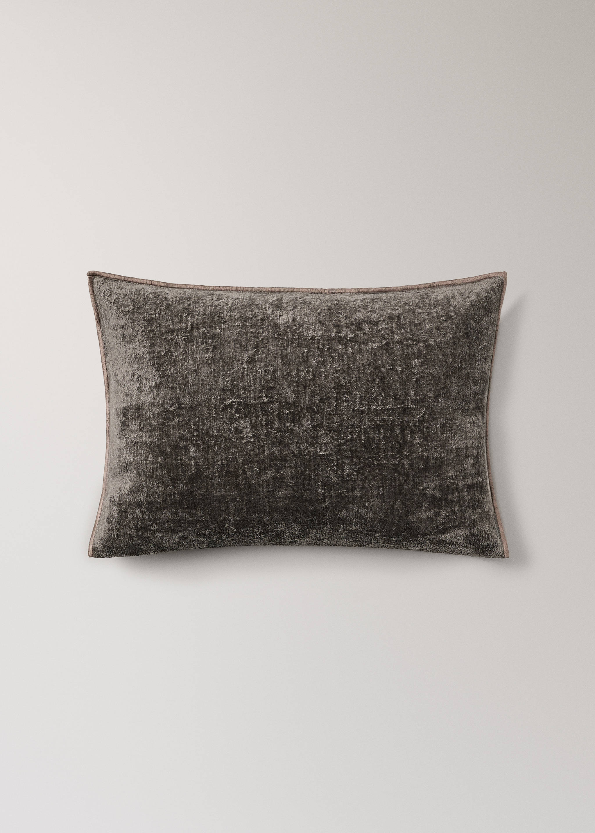 Kissenbezug aus Samt mit Leinen, 40 x 60 cm - Artikel ohne Model