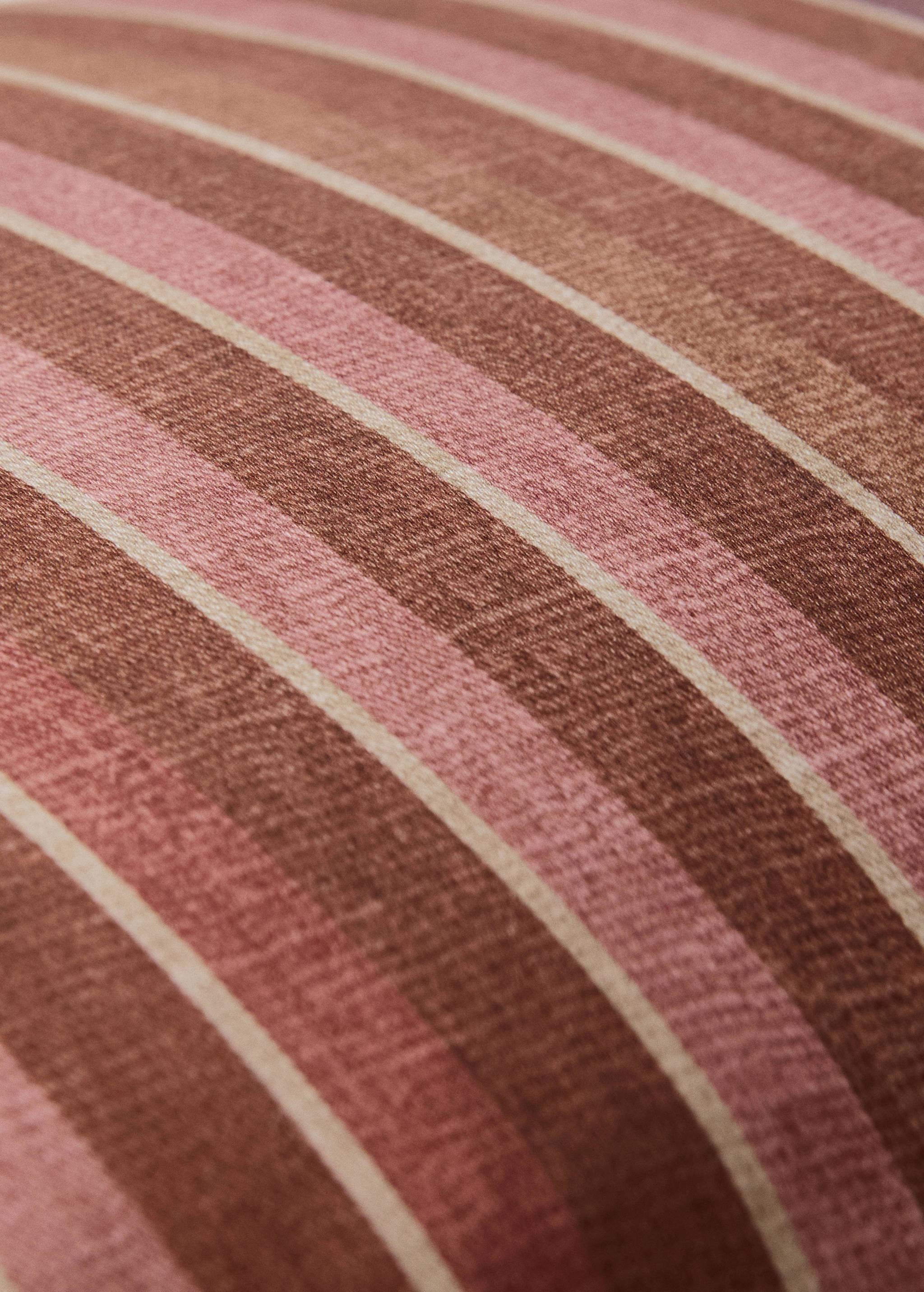 Housse de coussin en coton rayure imprimée 40x60 cm - Détail de l'article 3