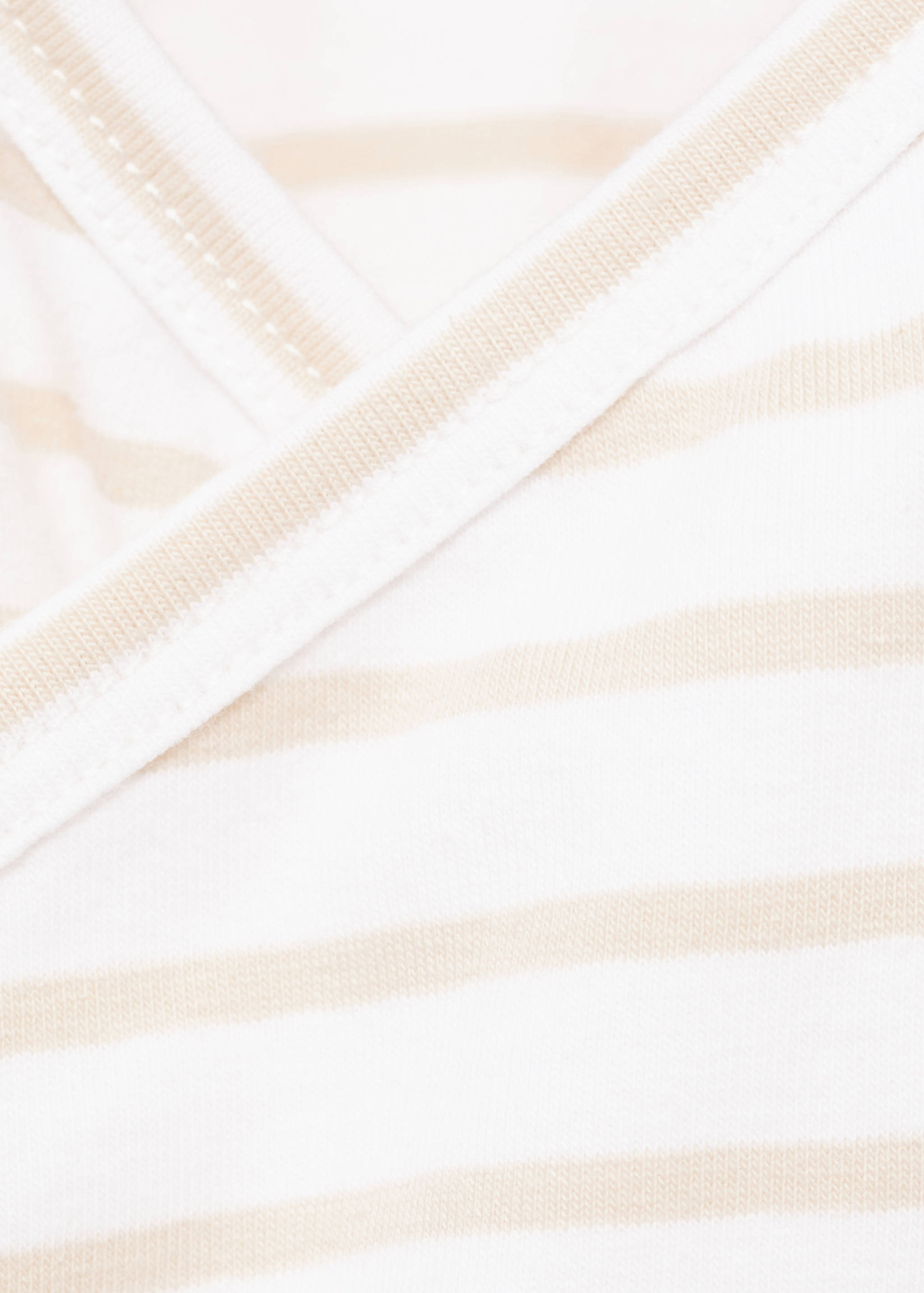 T-shirt croisé à rayures - Détail de l'article 0