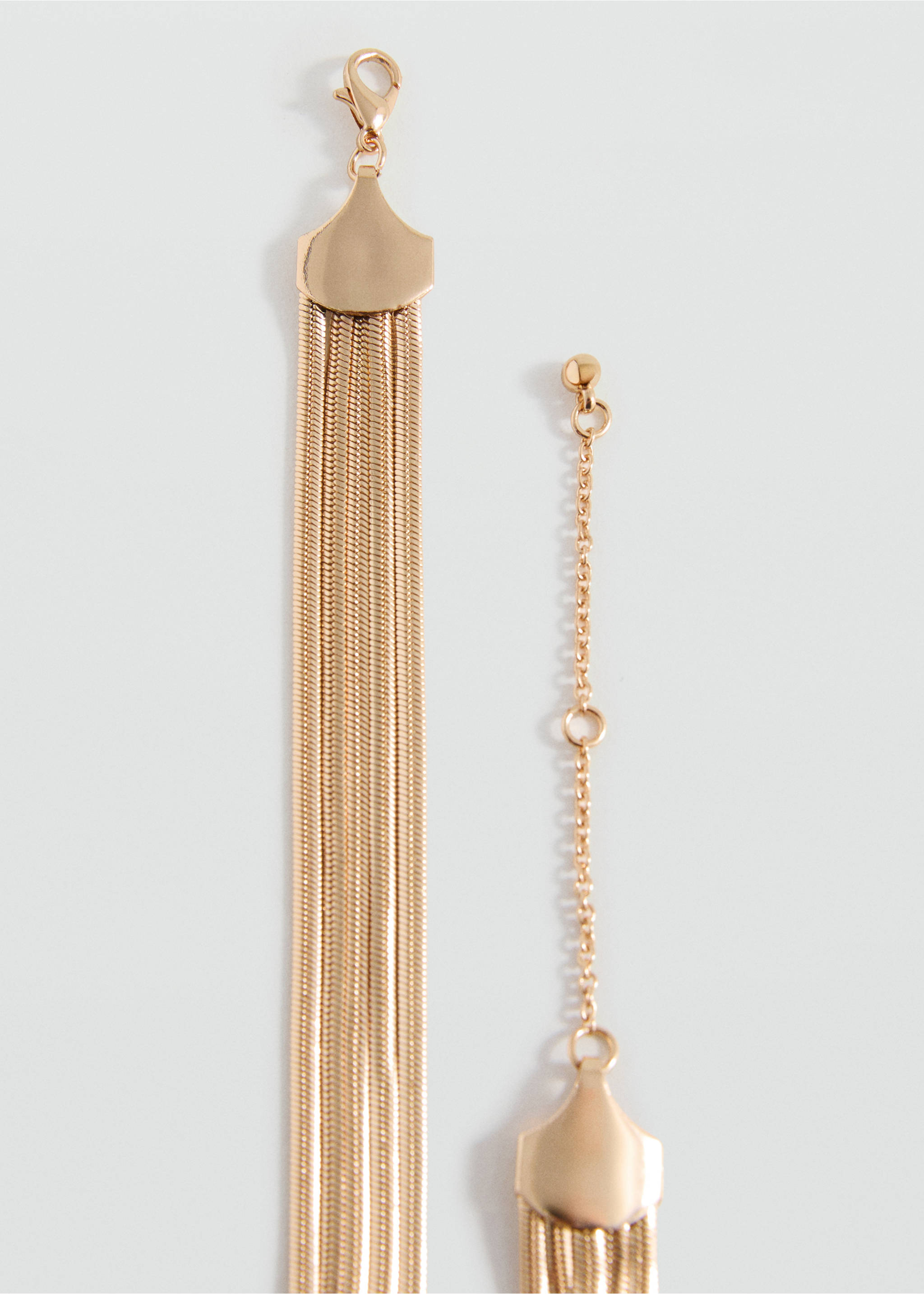 Multiple chain necklace - Details of the article 1, Gold. Ref: 17003816-00.