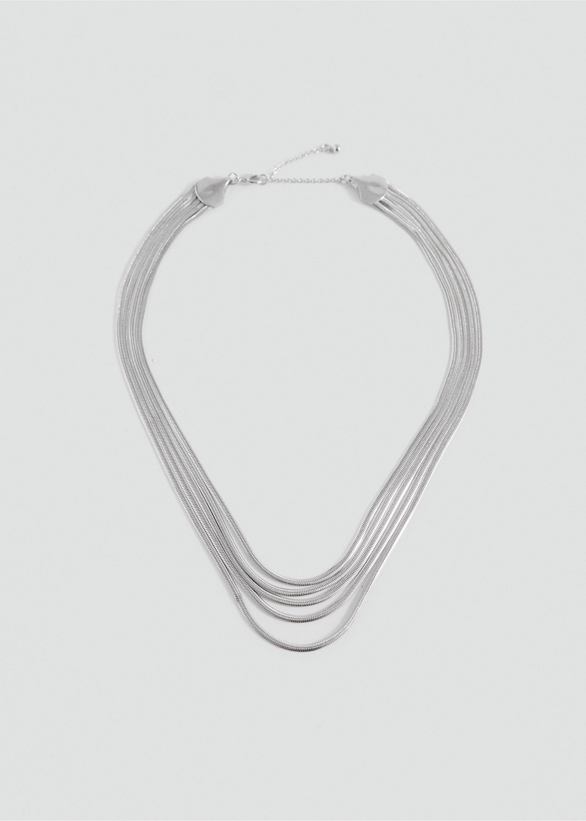Multiple chain necklace - Article without model, Silver. Ref: 17003816-00.
