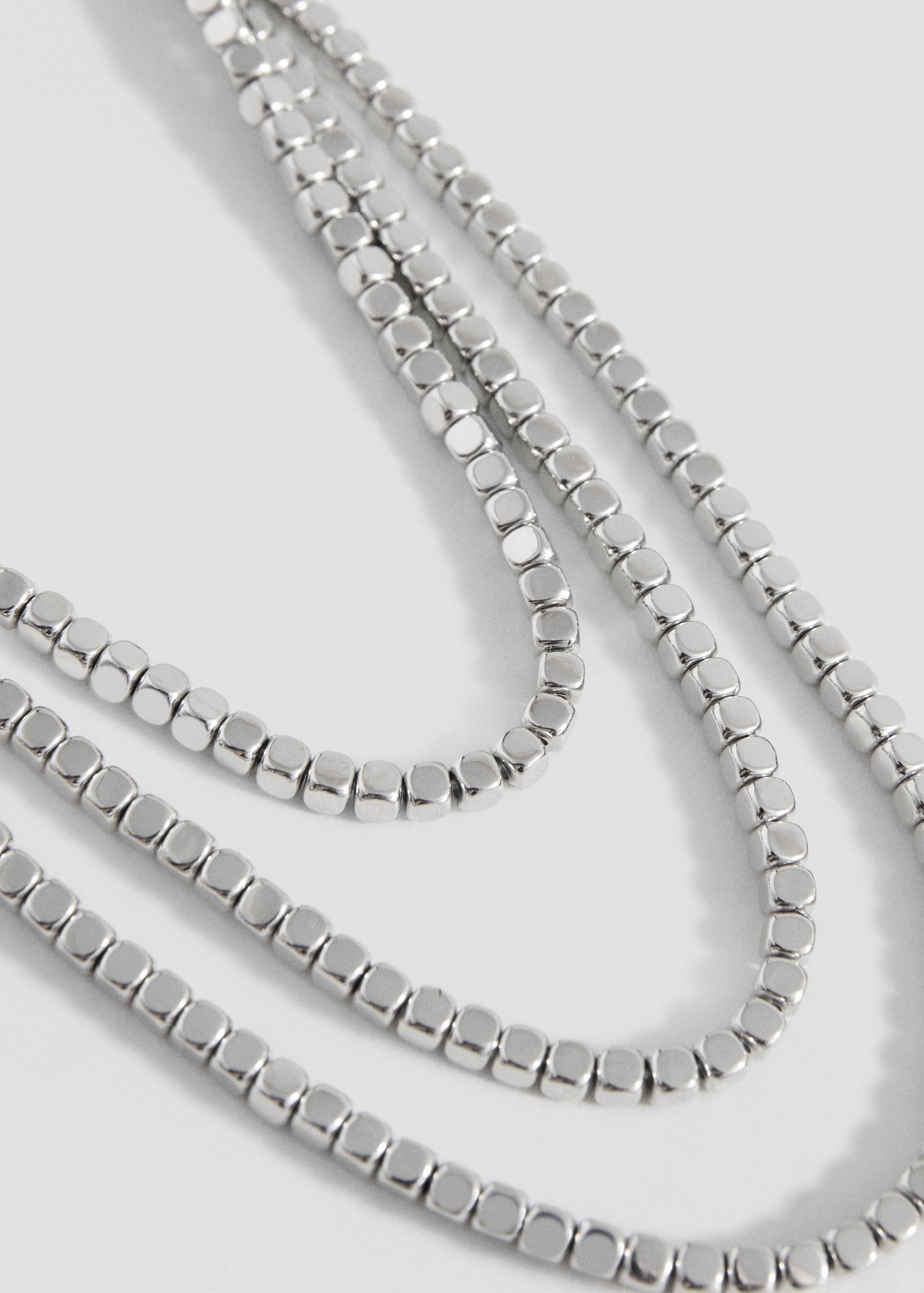 Collar múltiple abalorios - Plano medio