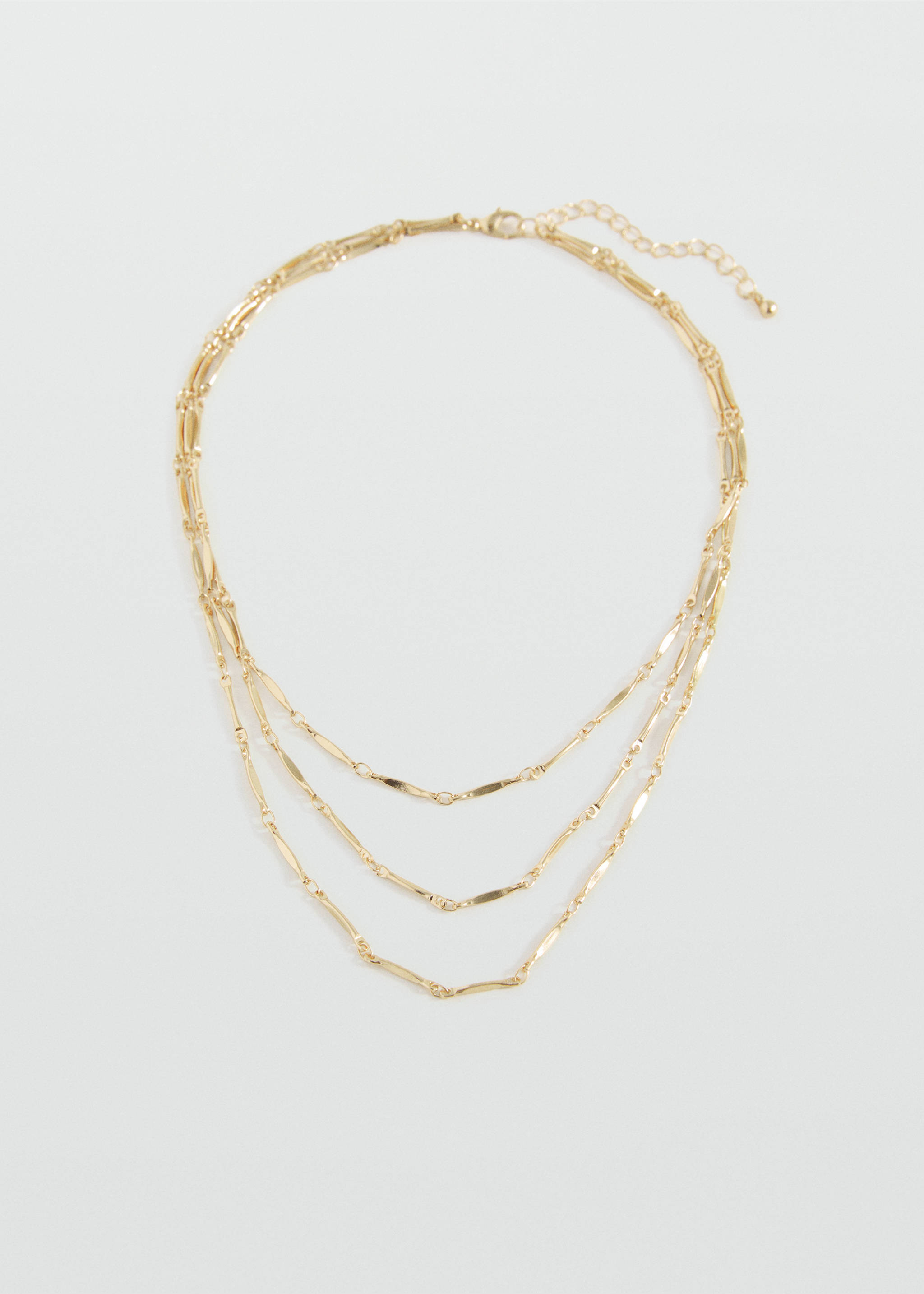 Multiple chain necklace - Article without model, Gold. Ref: 17003828-00.
