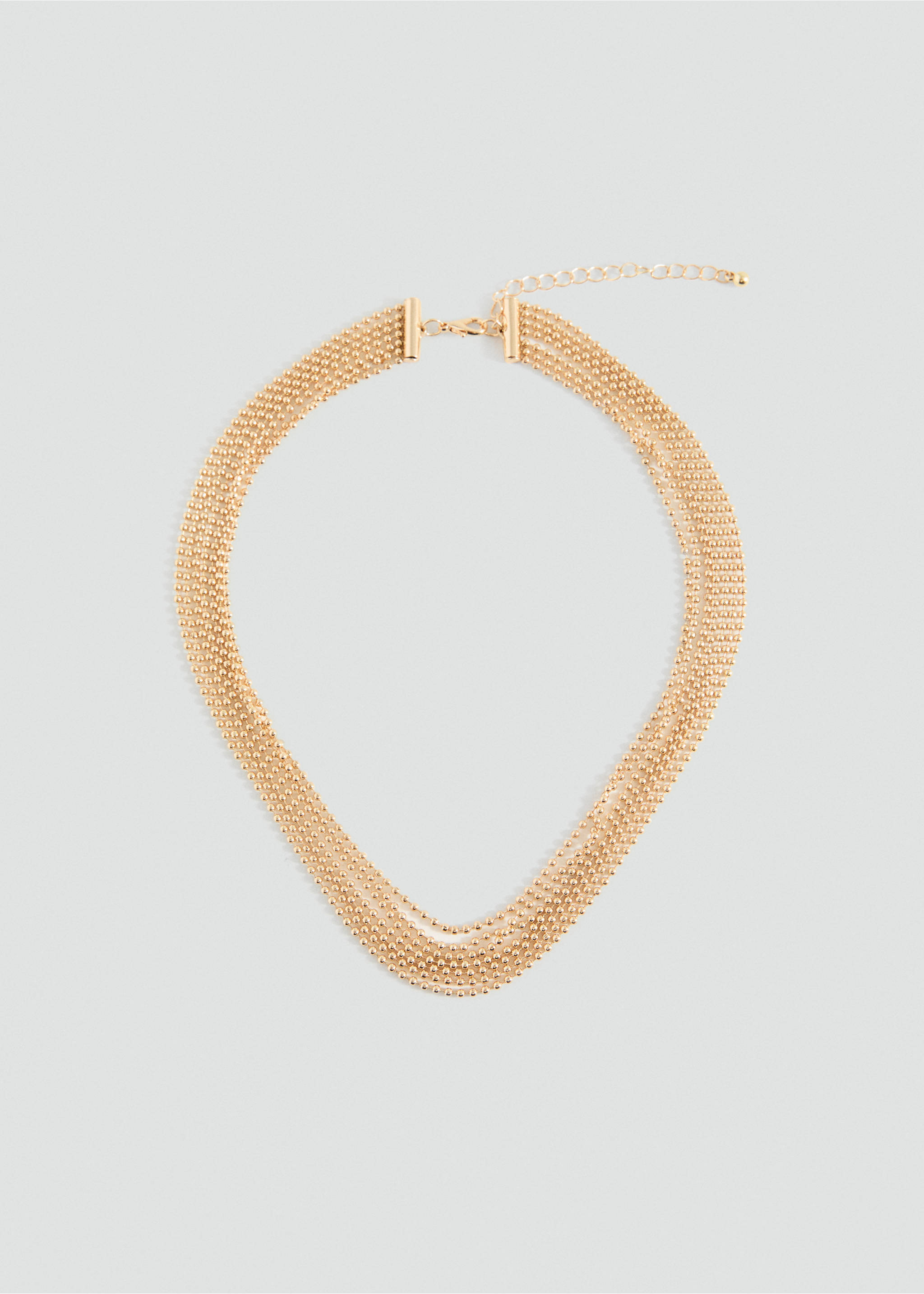 Multi-chain collar - Article without model, Gold. Ref: 17003831-00.