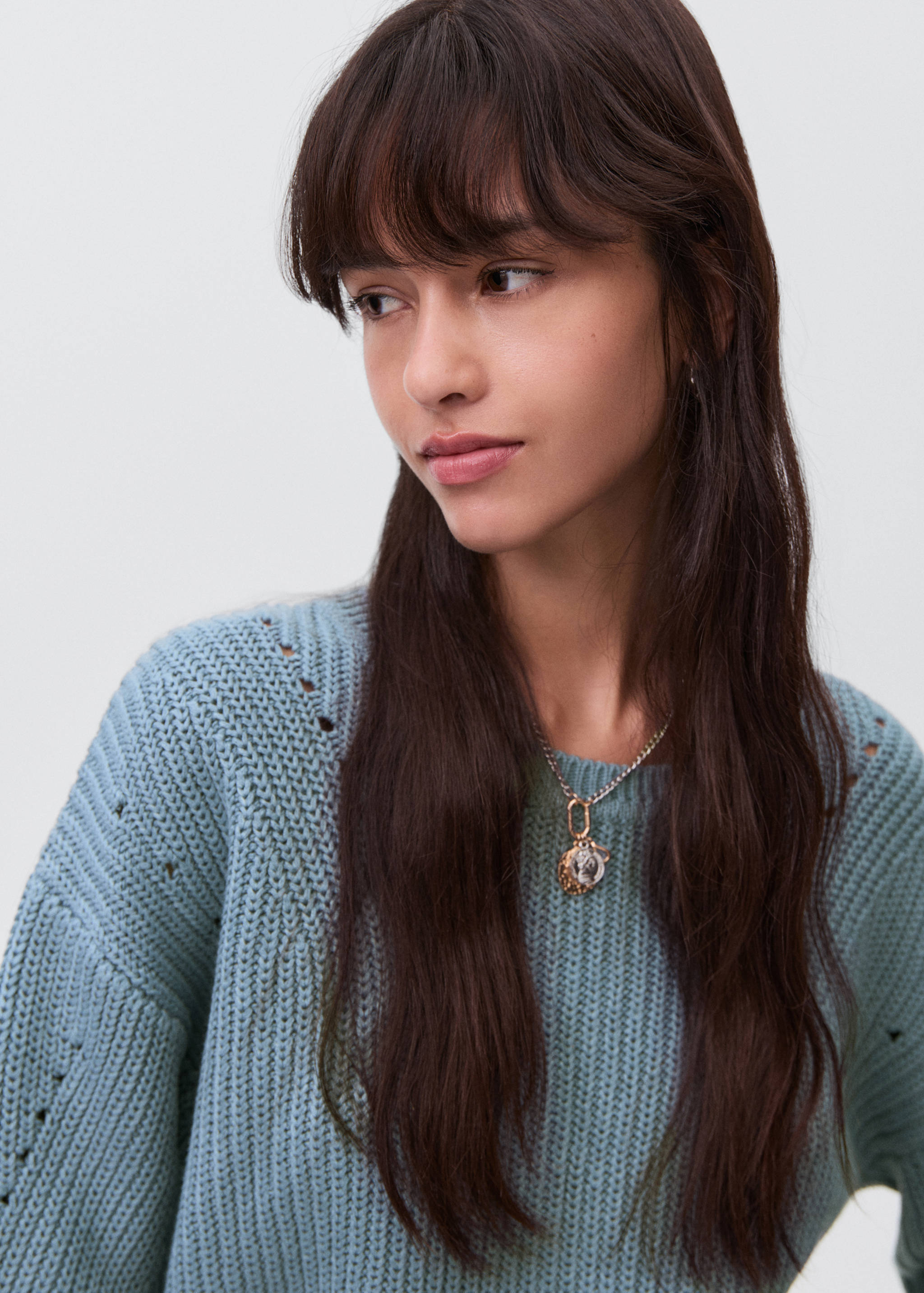 Oversize knit sweater - Details of the article 1