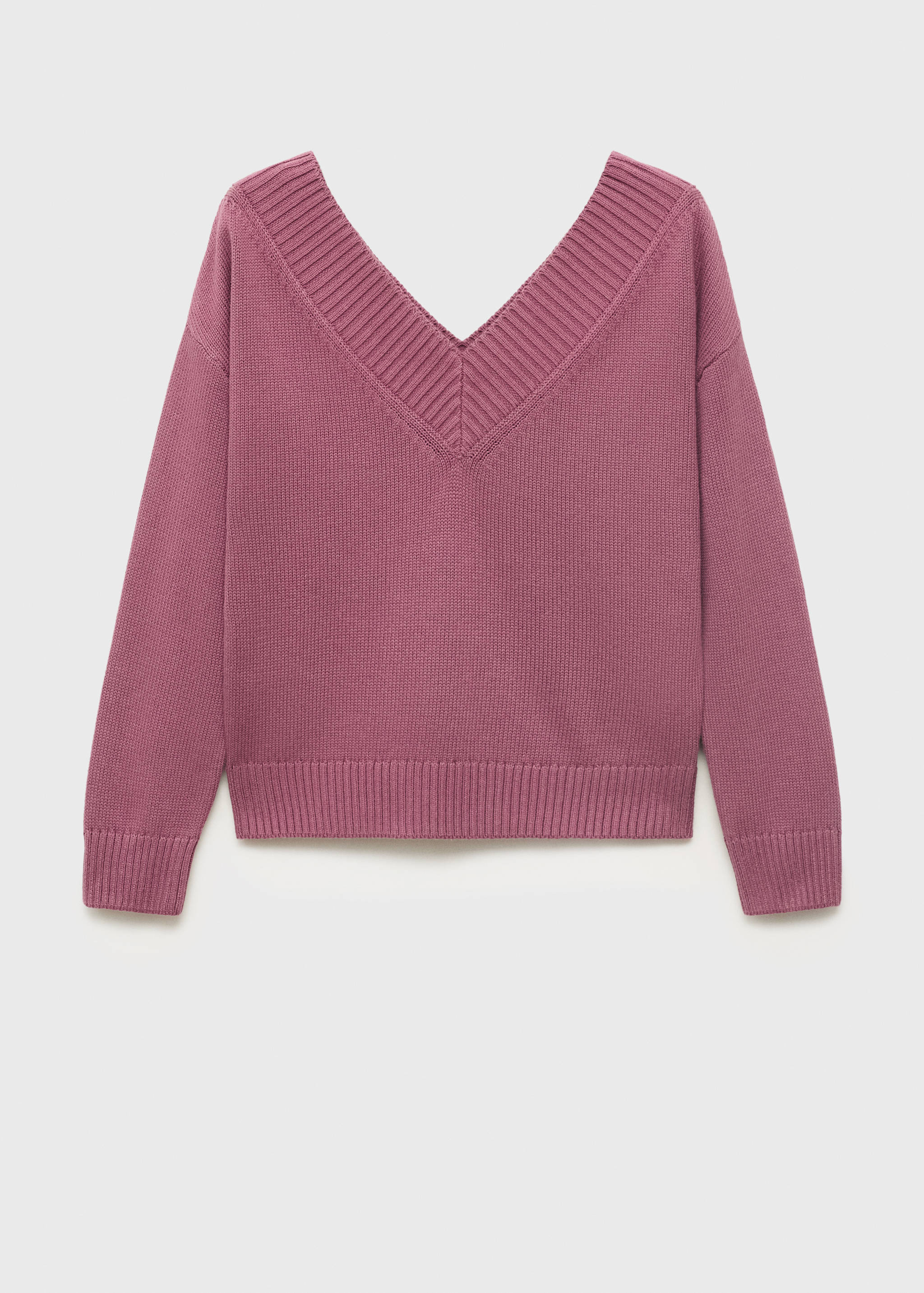V-neck knit sweater - Article without model