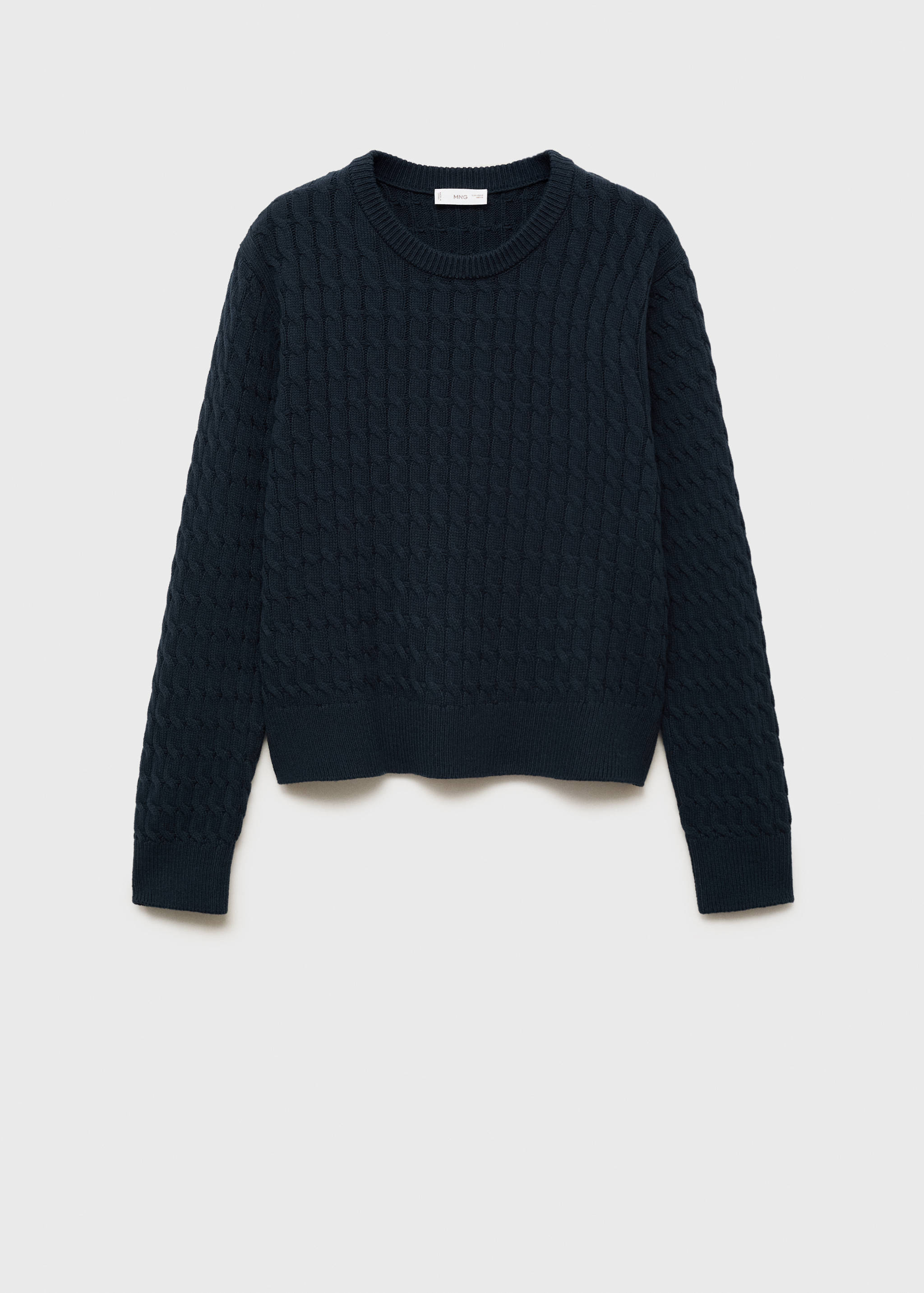 Braided knitted sweater - Article without model