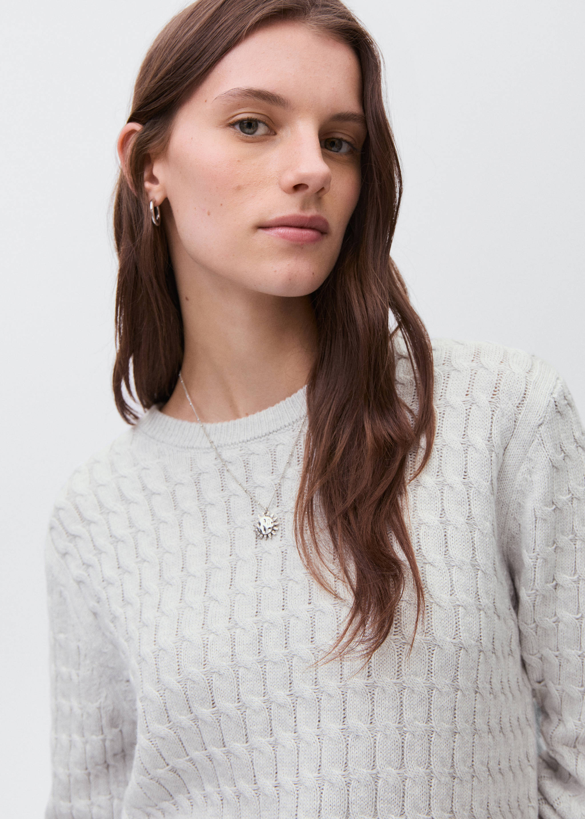 Pull-over maille tressée - Détail de l'article 1