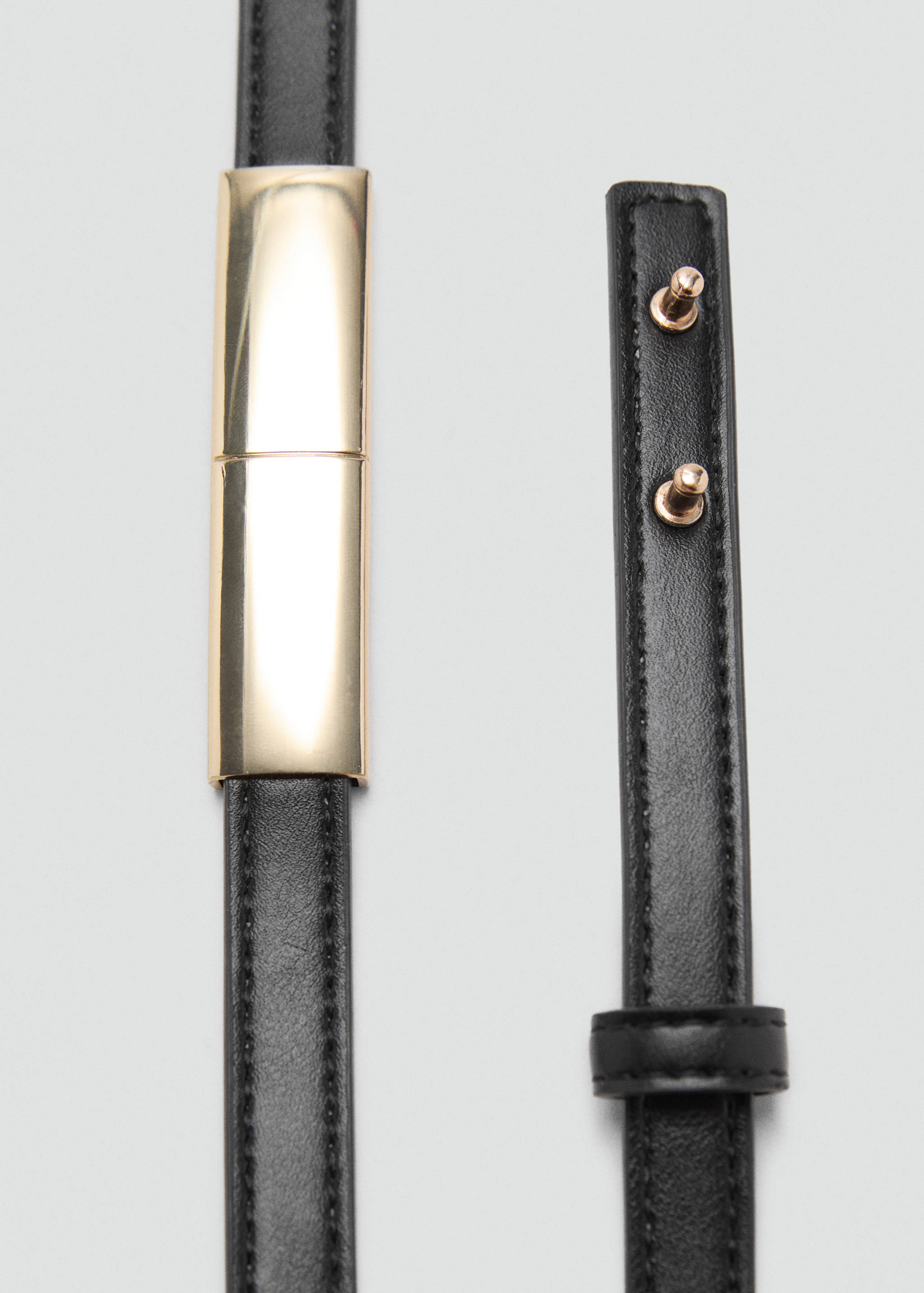 Thin belt with metal detail - Details of the article 1