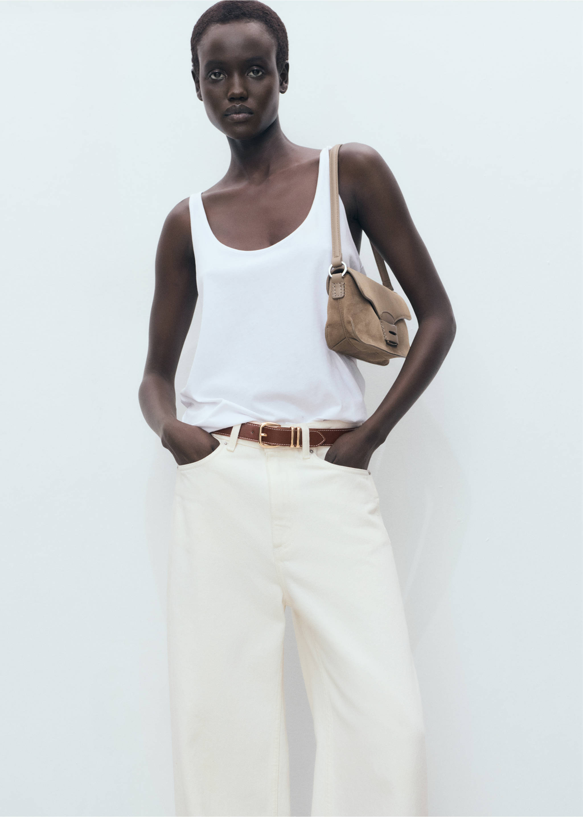 Metal buckle belt - General plane, Brown. Ref: 17004099-00.