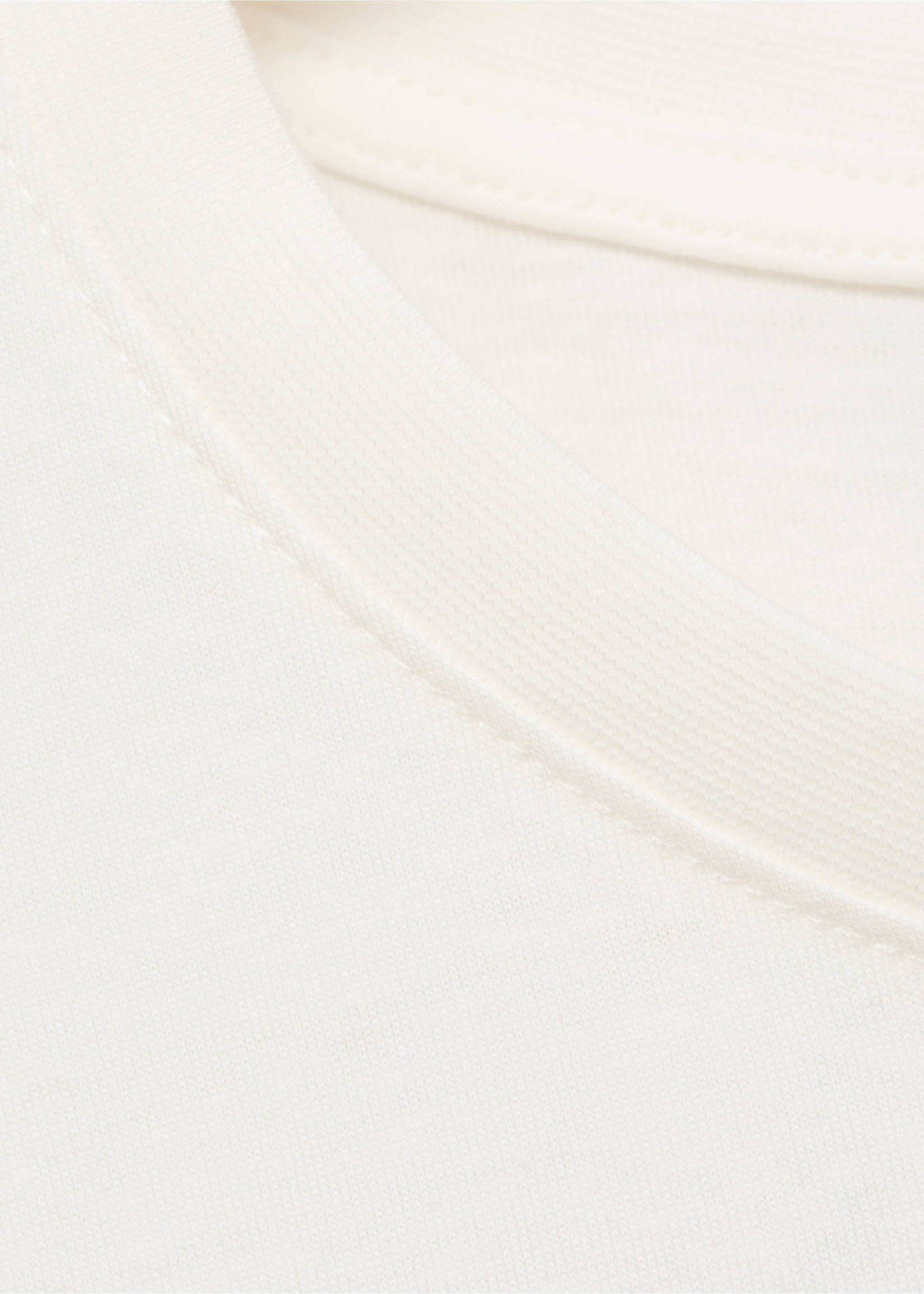 Printed cotton-blend t-shirt - Details of the article 0, Off White. Ref: 17004101-00.