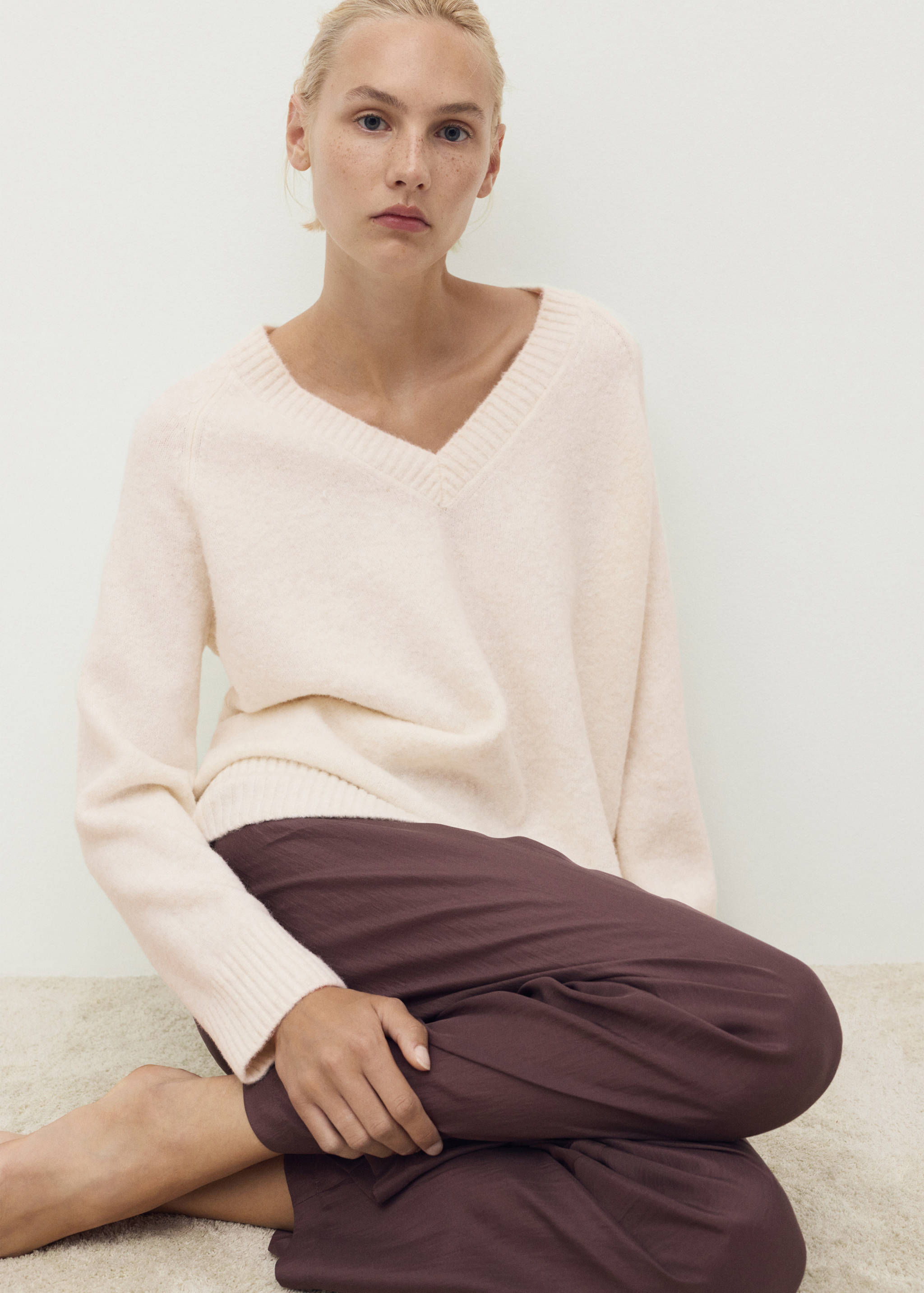 Strickpullover mit V-Ausschnitt - Detail des Artikels 3
