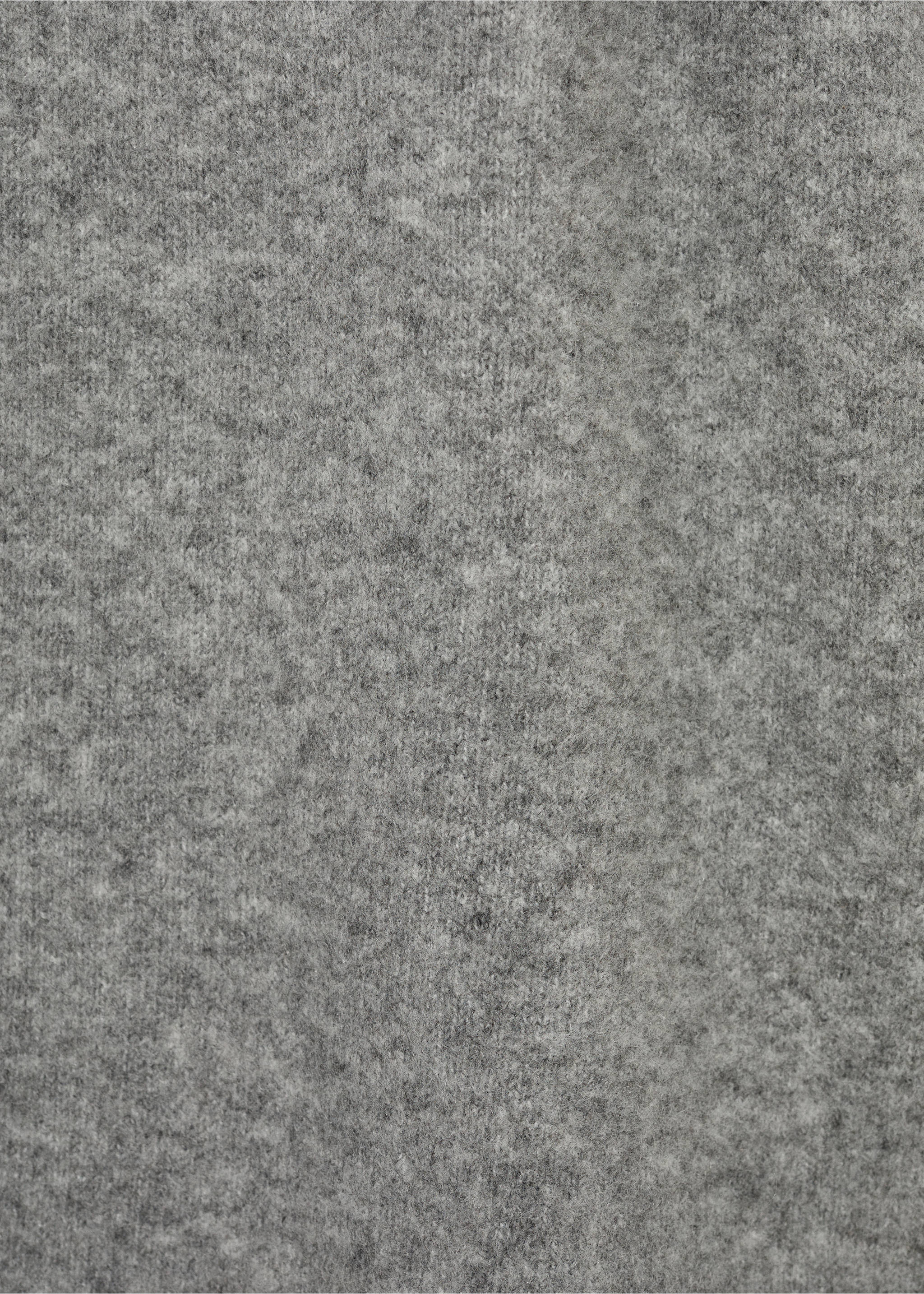 V-neck knit sweater - Details of the article 0, Grey. Ref: 17004105-00.