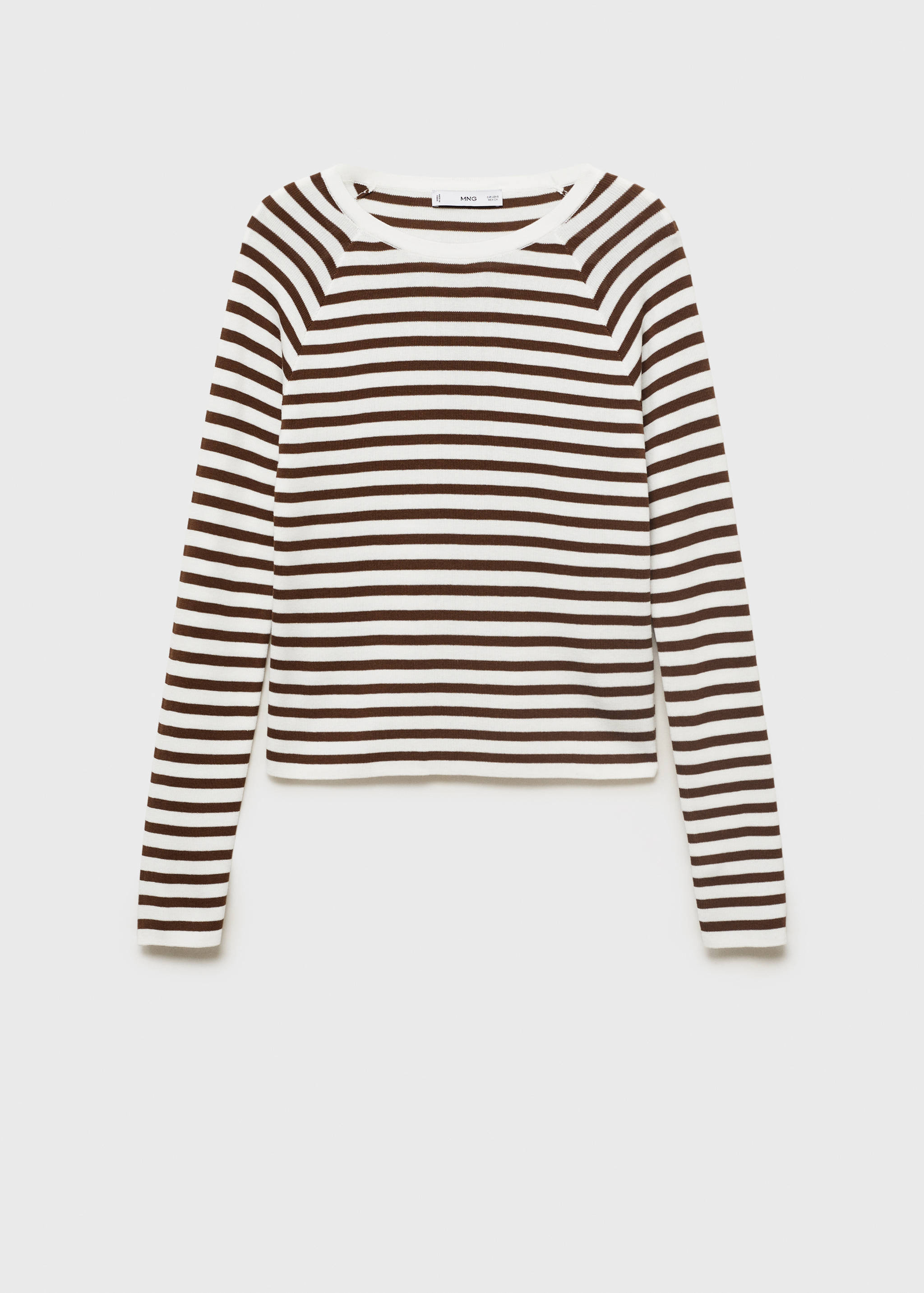 Long-sleeved fine-knit sweater - Article without model