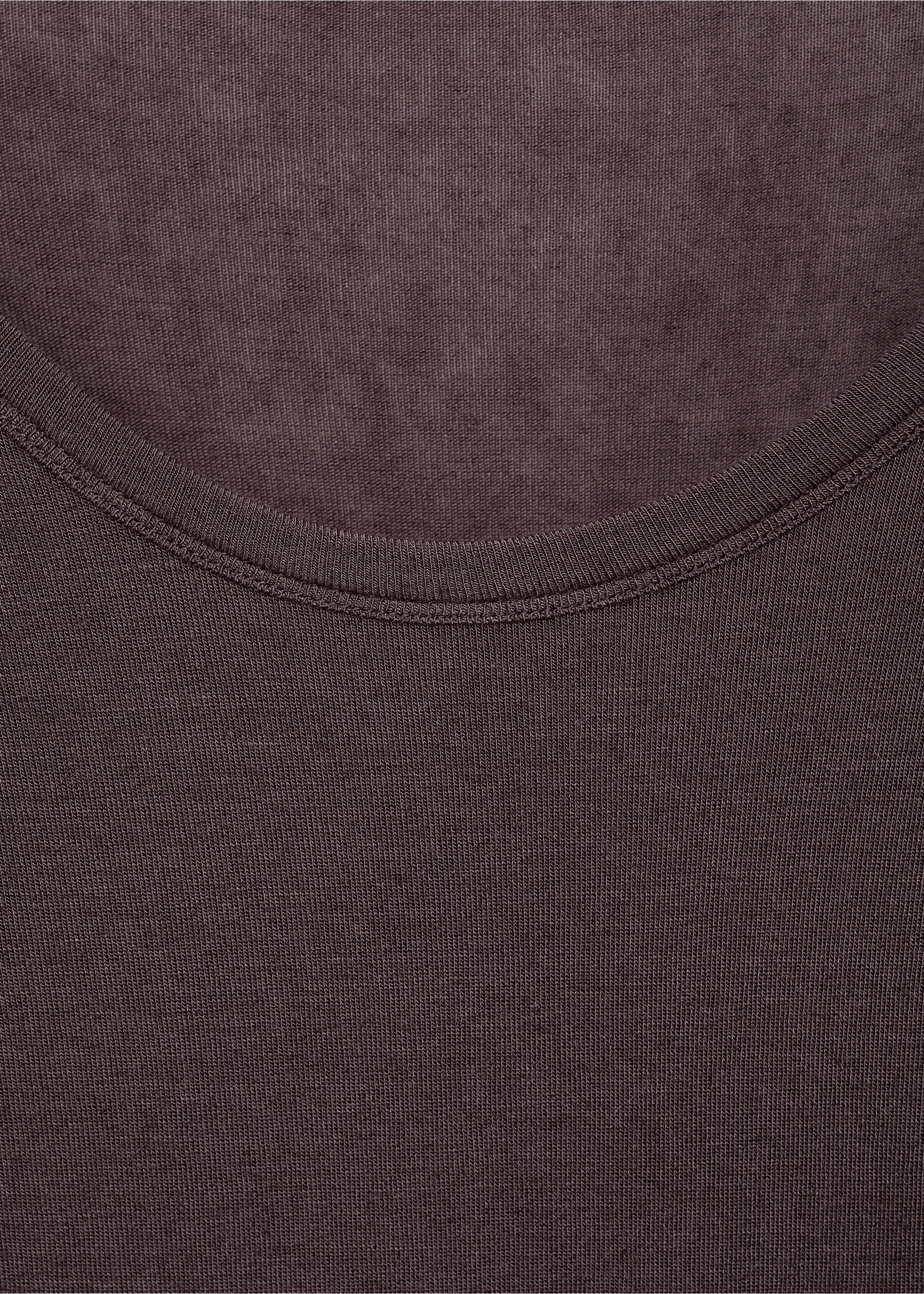 Cashmere pyjama t-shirt - Details of the article 8, Cognac. Ref: 17004107-00.