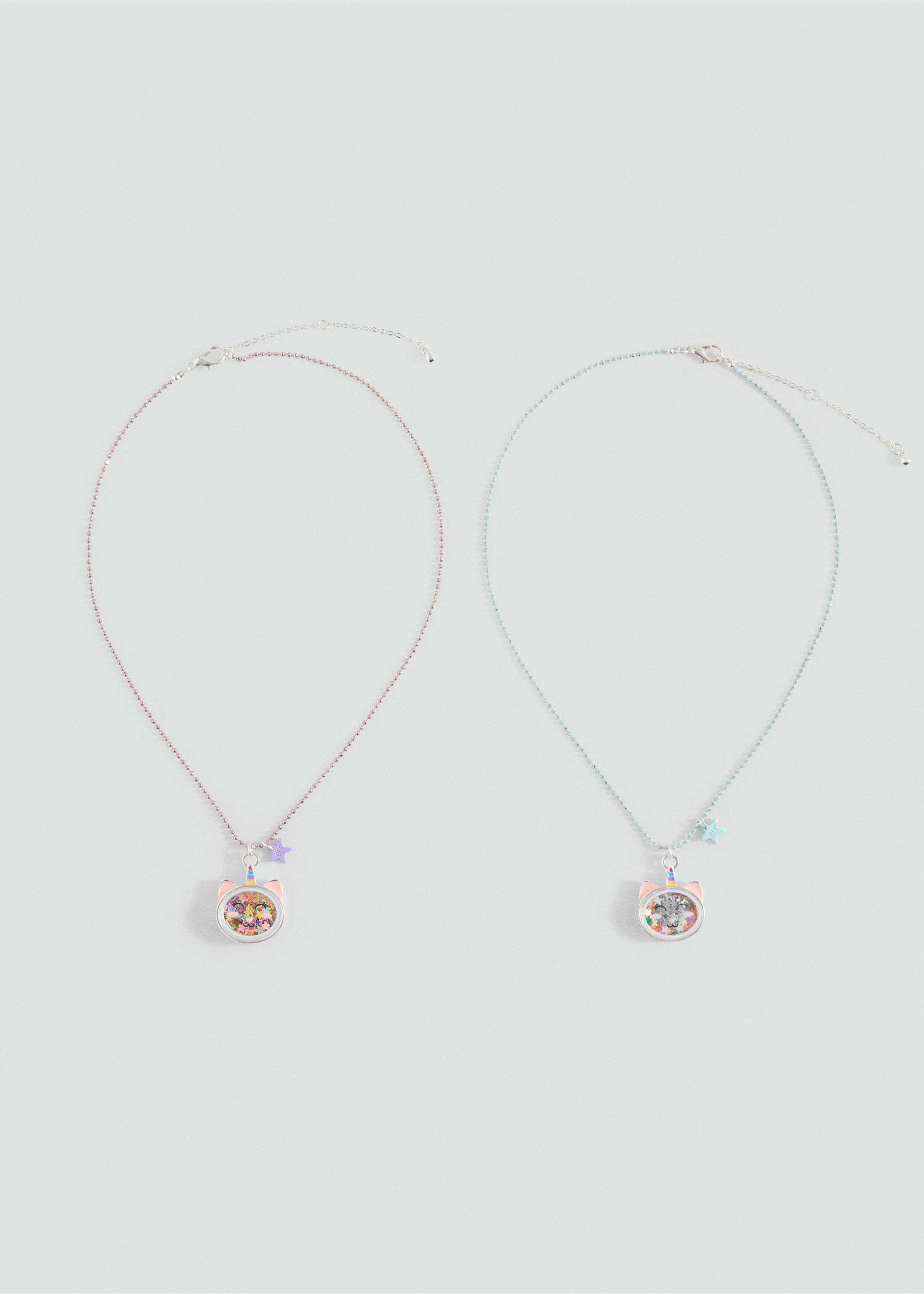 Combined necklace pack - Article without model, Lilac. Ref: 17004120-00.