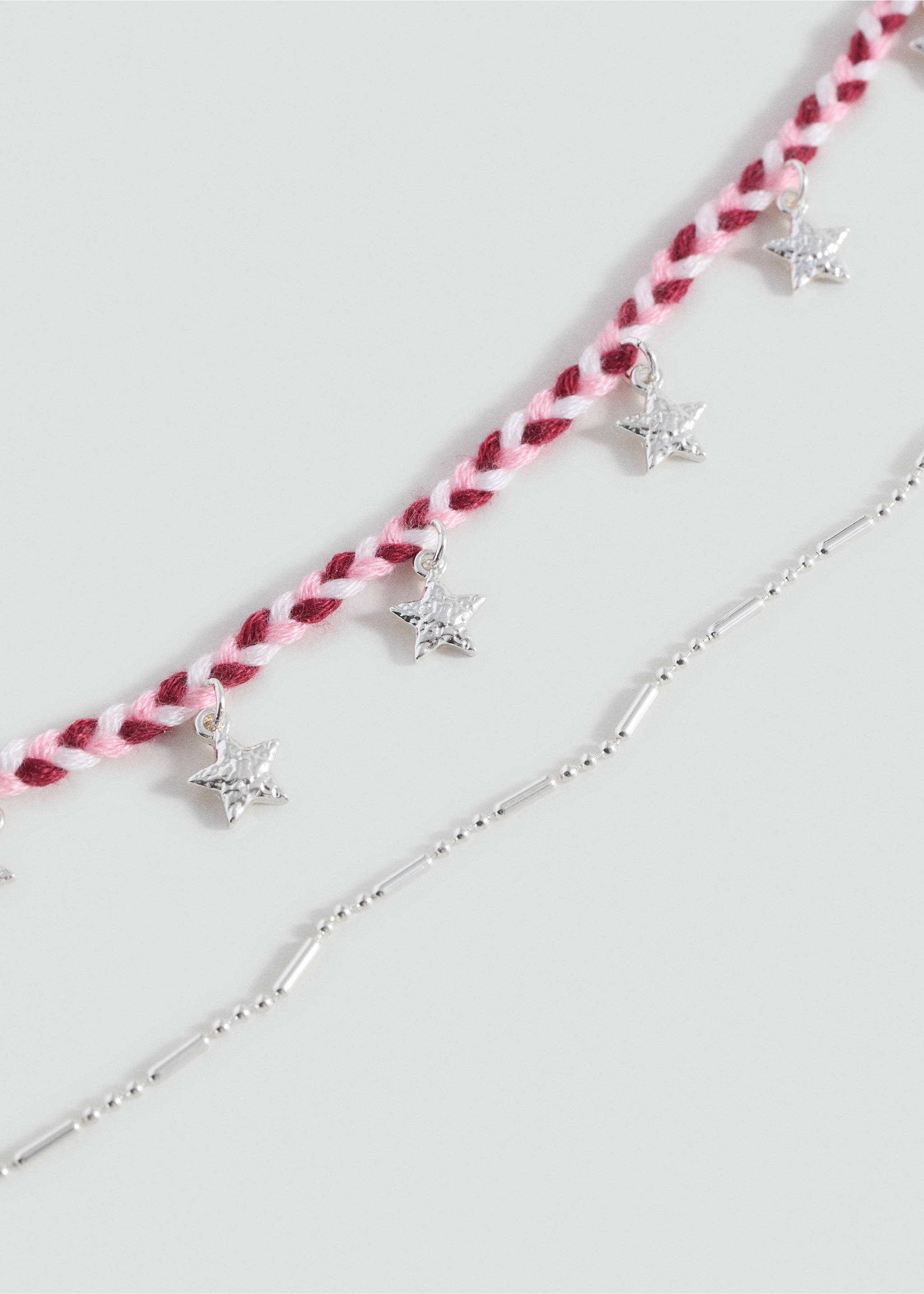 2 pack of necklaces - Medium plane, Silver. Ref: 17004126-00.