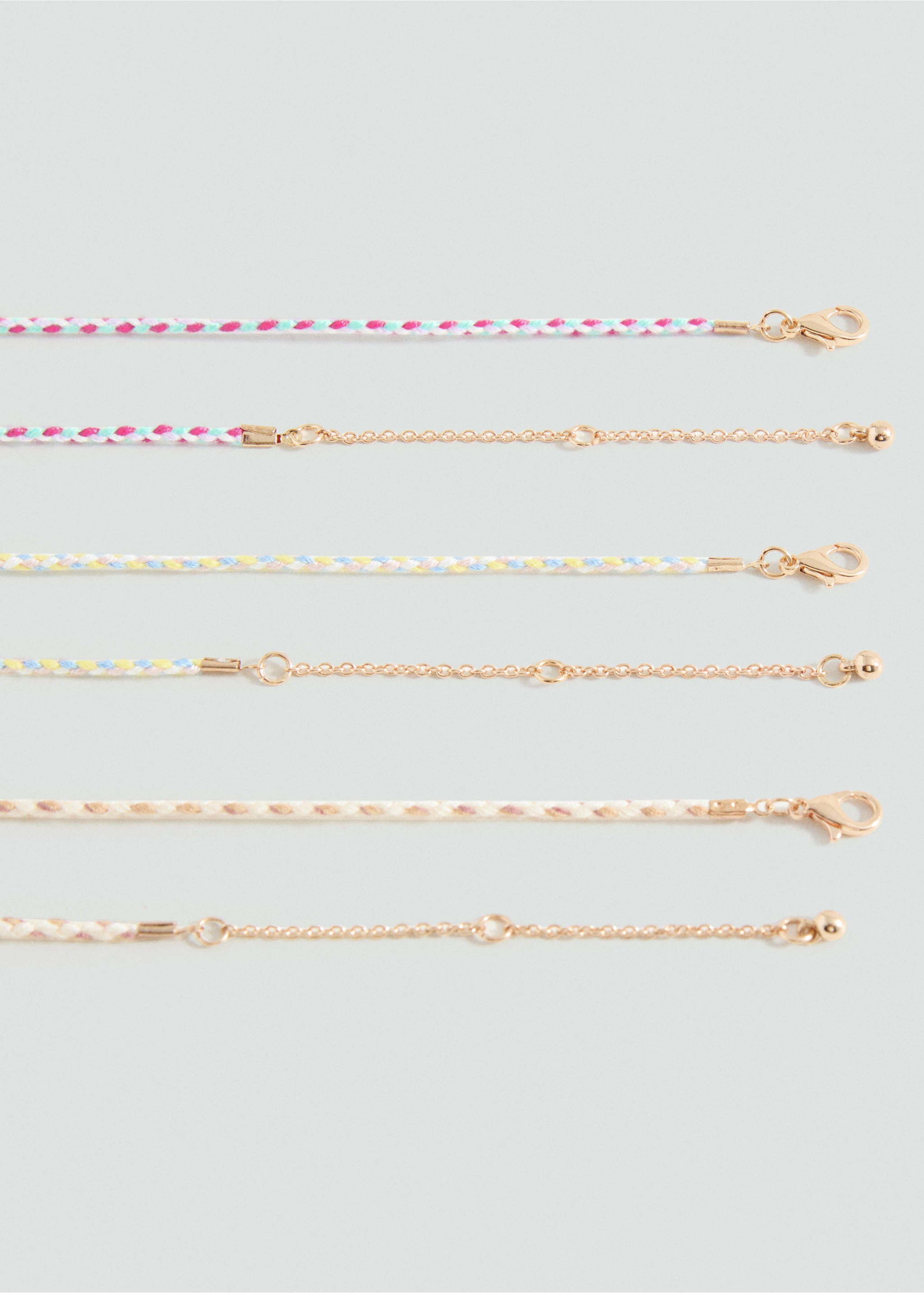 Pack 3 collares - Detalle del artículo 1, Rosa. Ref: 17004127-00.