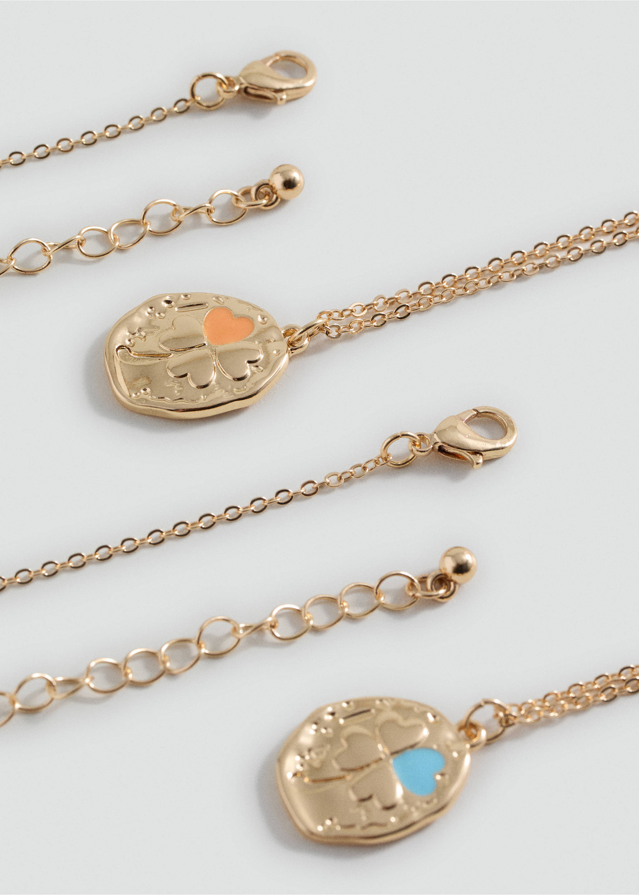 Best Friends necklaces - Details of the article 1, Gold. Ref: 17004128-00.