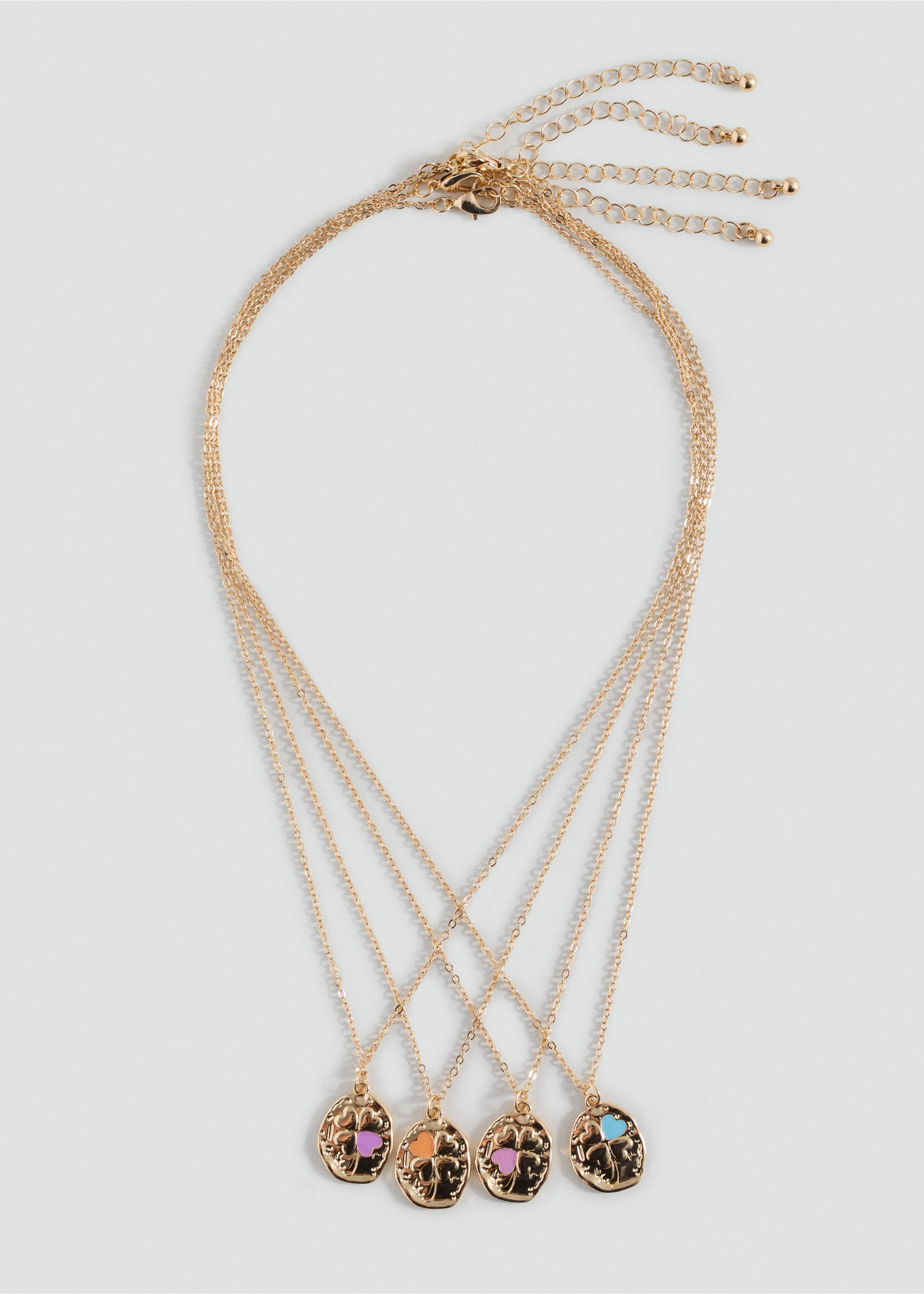 Best Friends necklaces - Article without model, Gold. Ref: 17004128-00.